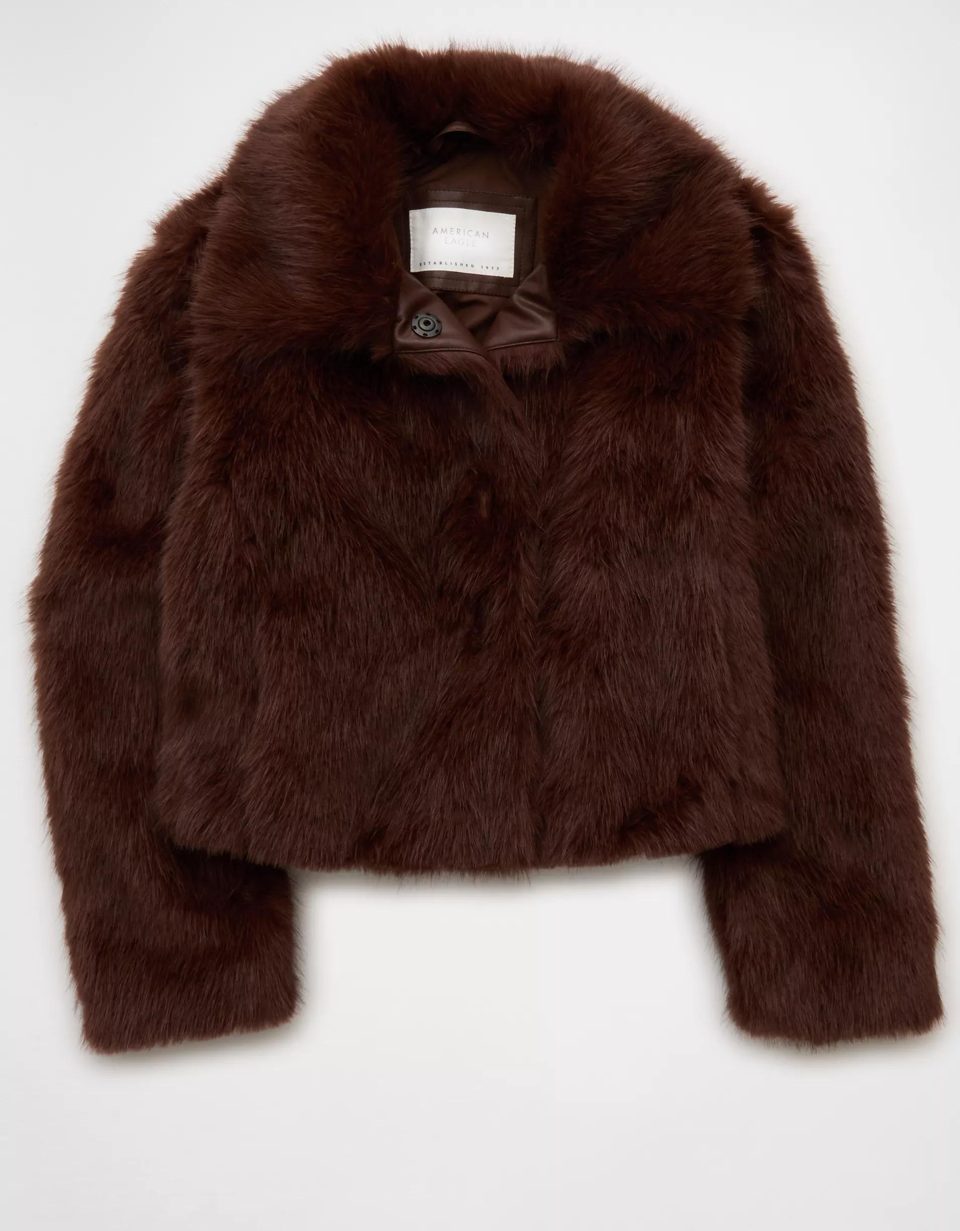 AE Faux Fur Coat Product Image