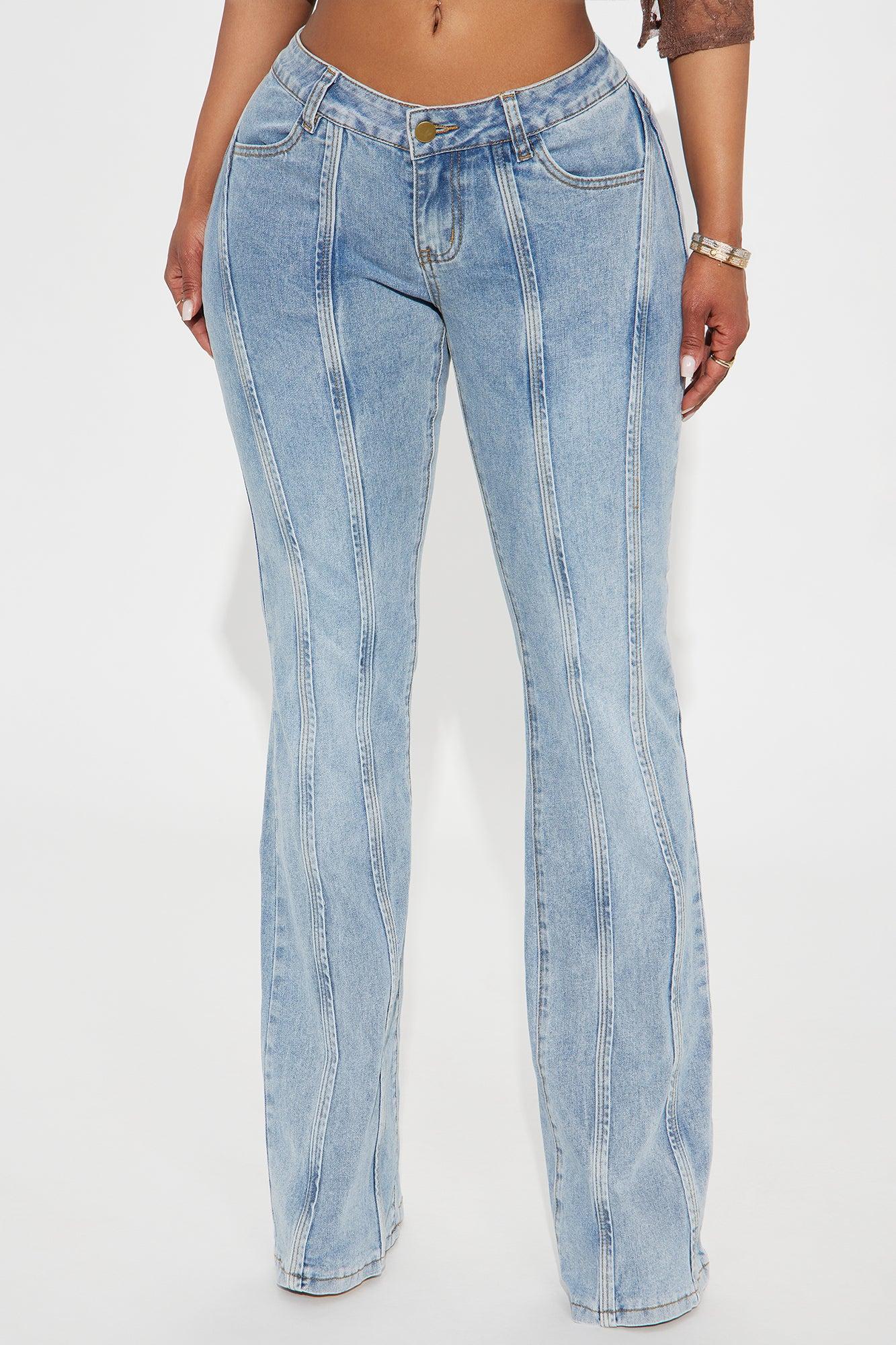 Brooke Low Rise Stretch Flare Jeans - Light Wash Female Product Image