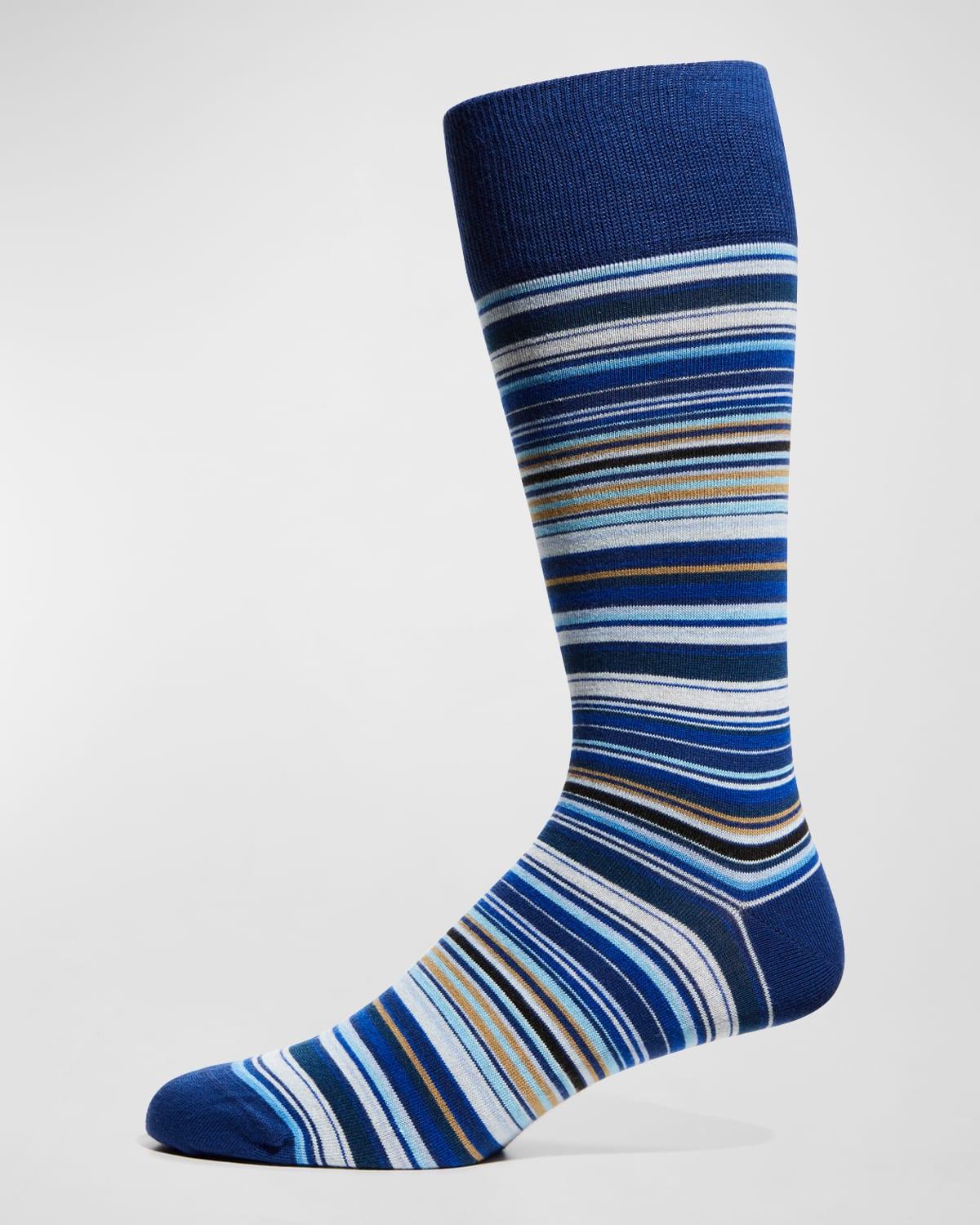 Mens Rainbow Multistripe Socks Product Image
