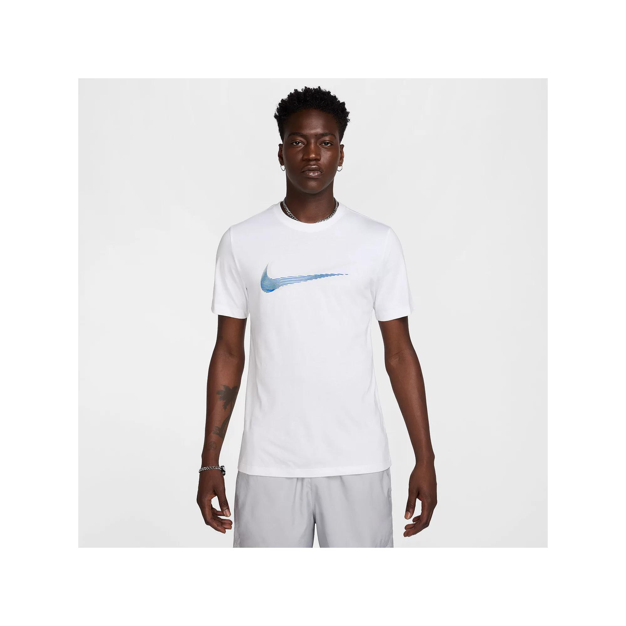 Big & Tall Nike Sportswear Swoosh Tee, Men's, Size: Large Tall, White Product Image