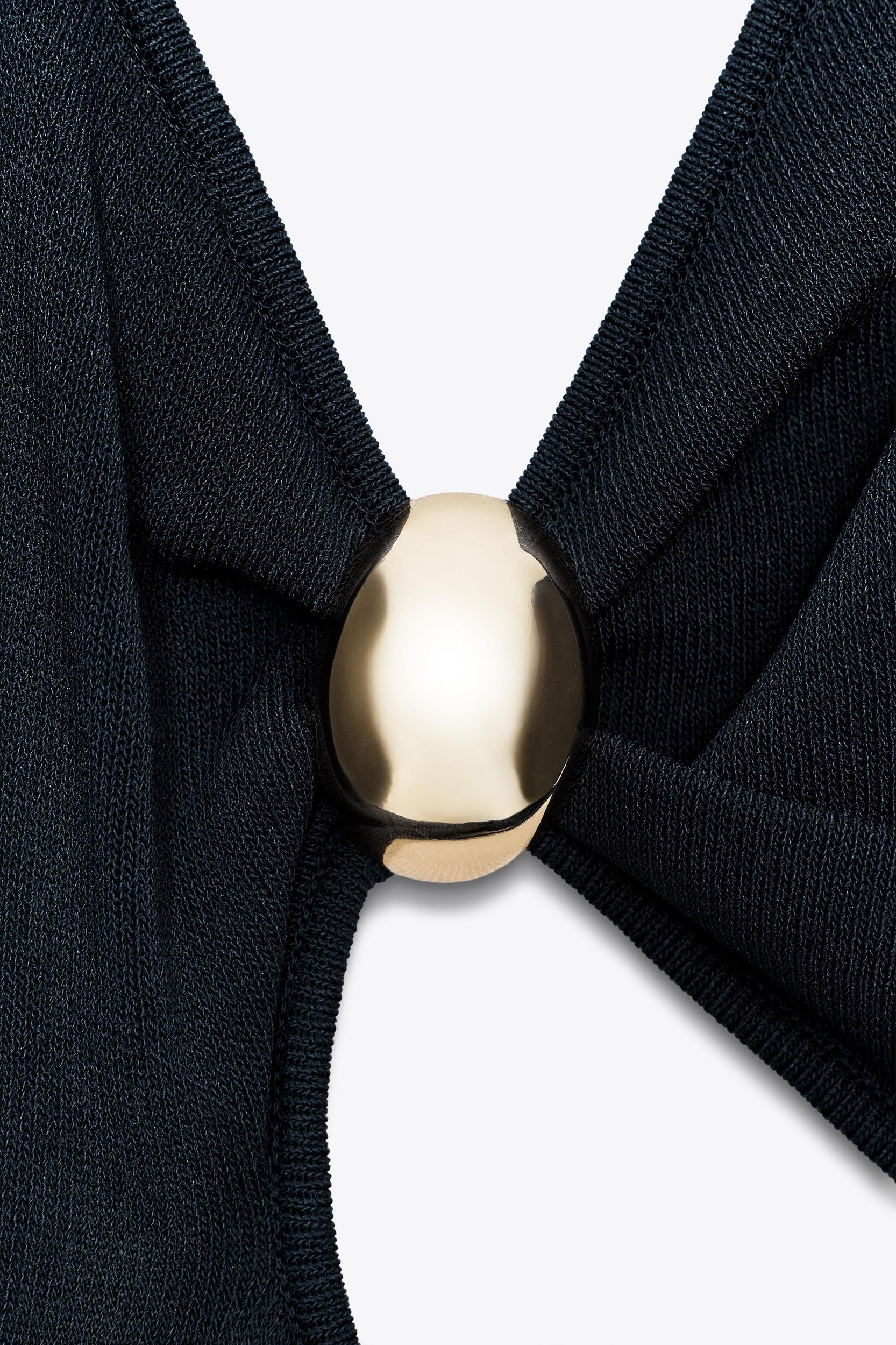 CUT OUT KNIT DRESS Product Image