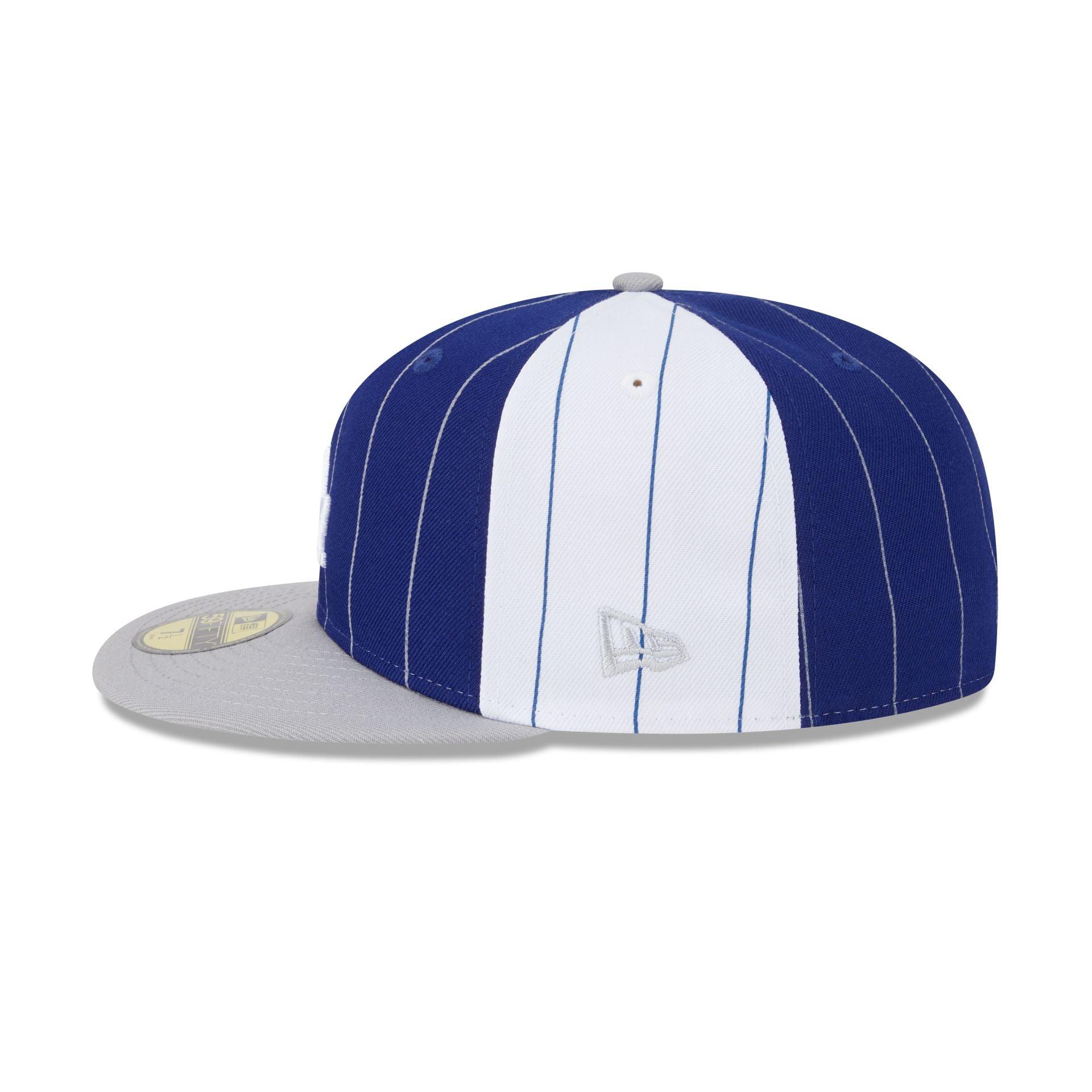 Los Angeles Dodgers Pinstripe League Pin 59FIFTY Fitted Hat Male Product Image
