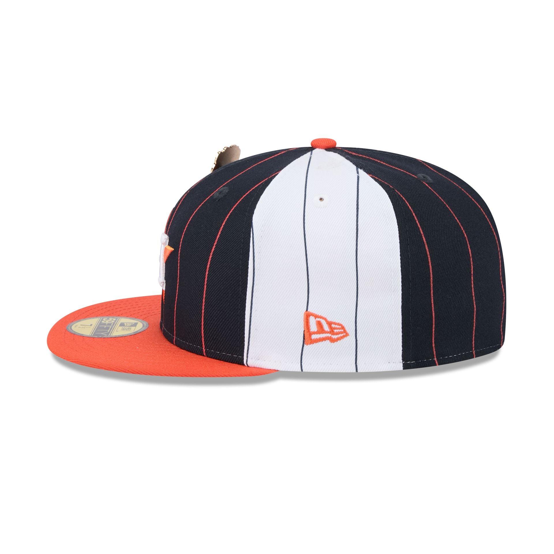 Houston Astros Pinstripe League Pin 59FIFTY Fitted Hat Male Product Image