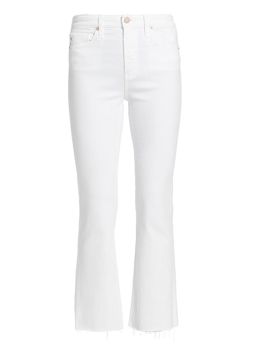 Womens Farrah Cotton-Blend Boot-Cut Jeans Product Image