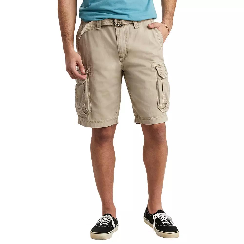 Men's UNIONBAY 11" Survivor Belted Cargo Shorts,  Product Image