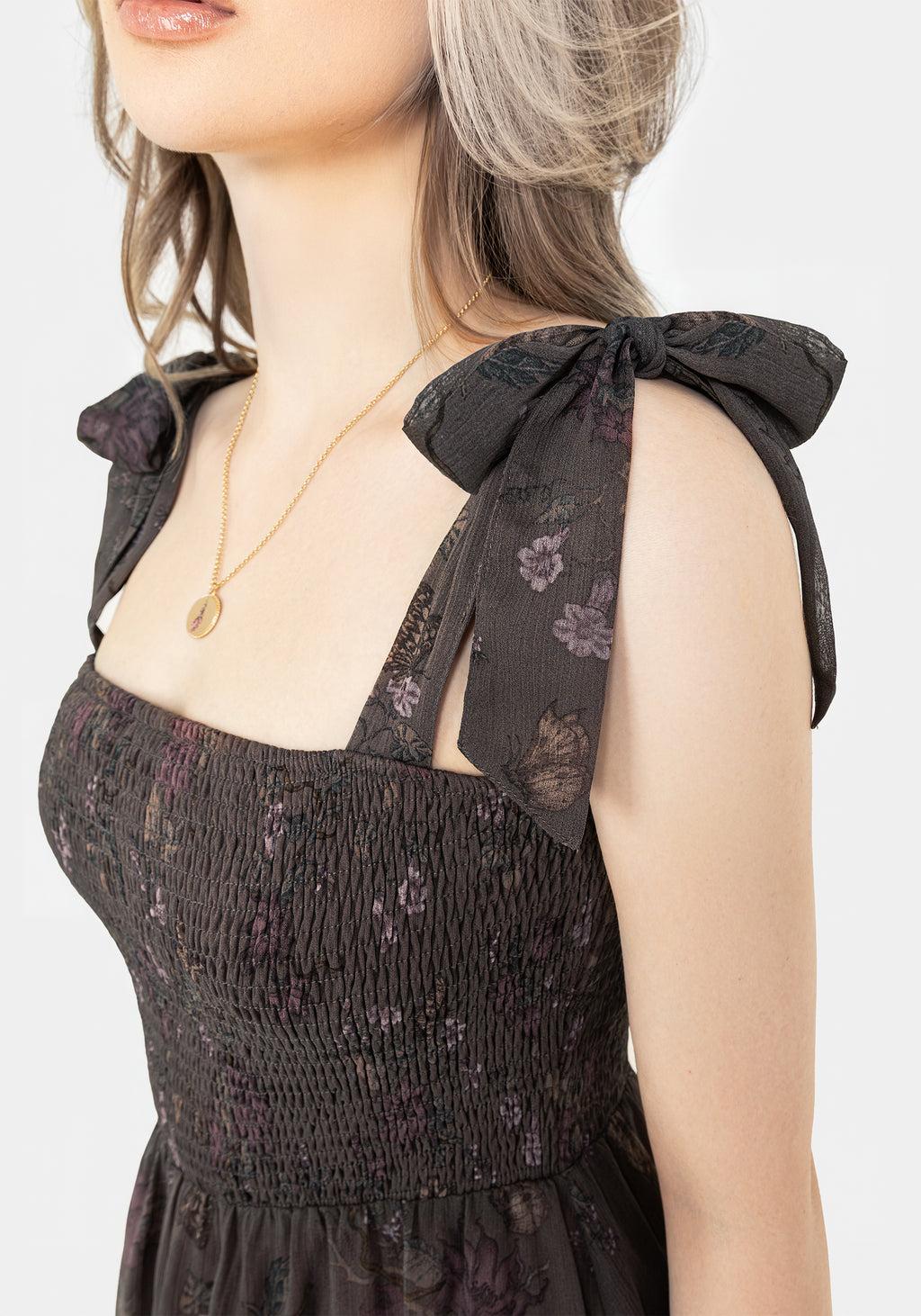 Arnora Cami Tiered Shirred Bodice Maxi Dress Product Image