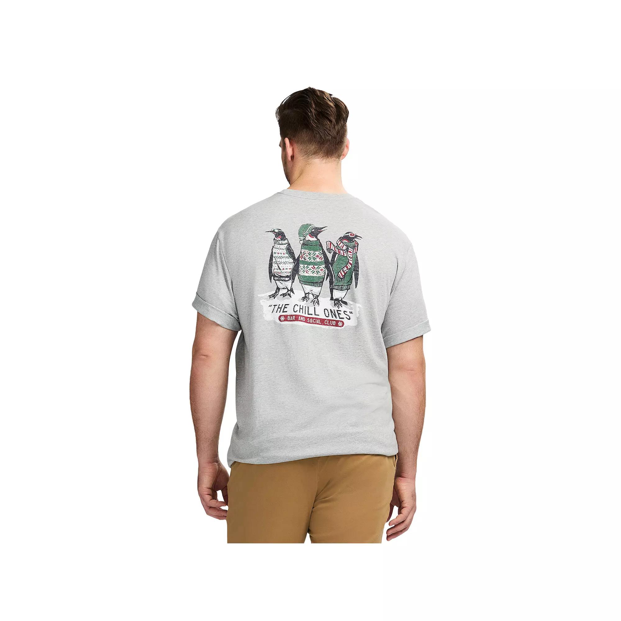 Big & Tall IZOD Saltwater Soft Wash Short Sleeve Graphic Tee, Men's, Size: 2XB, Chill Product Image