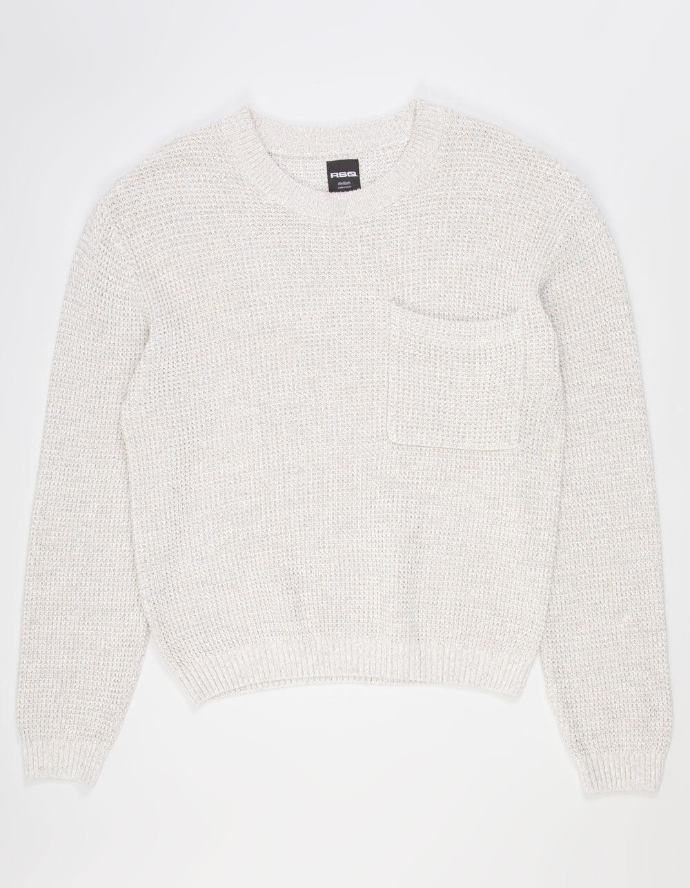 RSQ Mens Heathered Sweater - OATMEAL Product Image