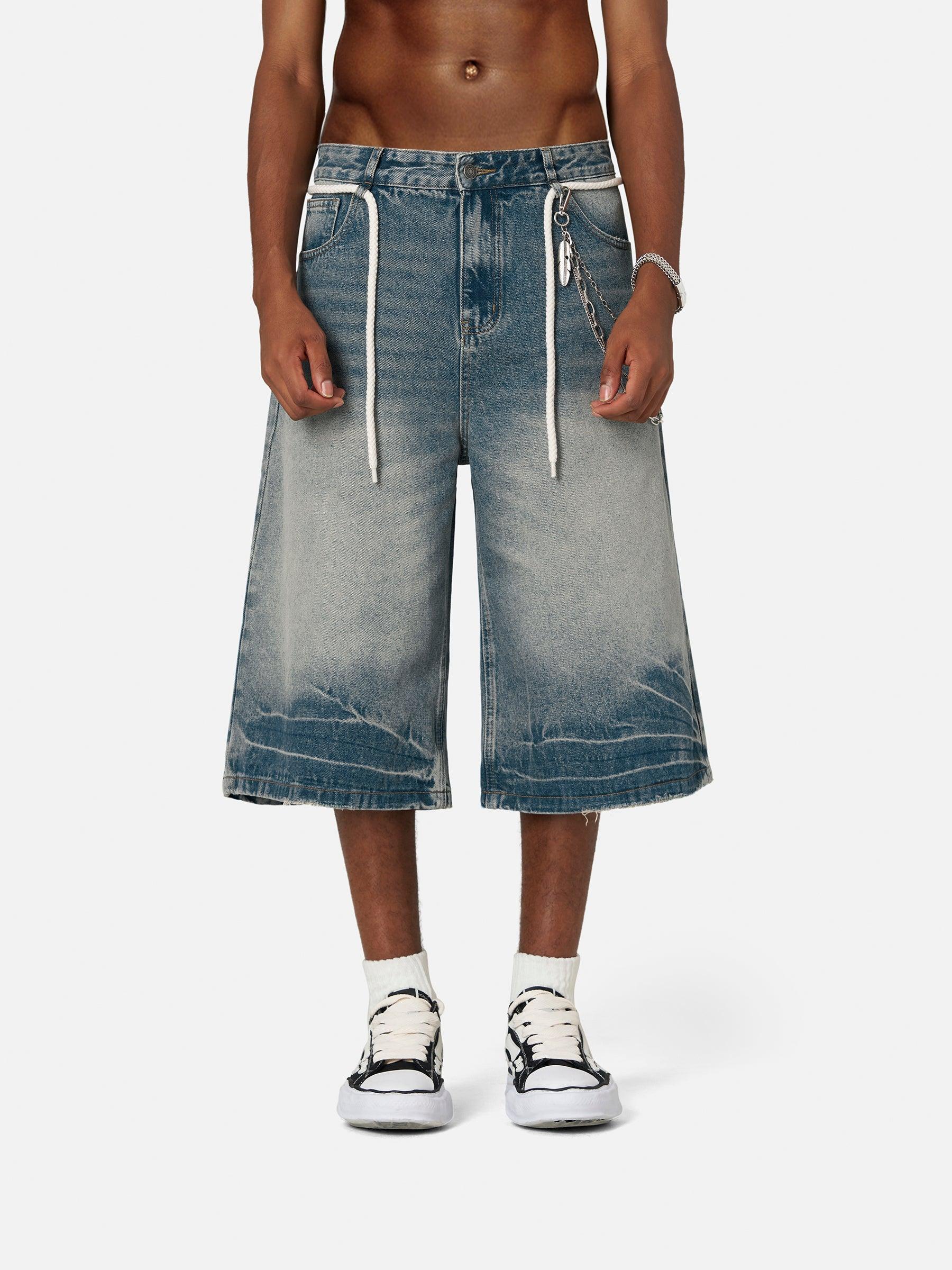 Aelfric Eden Lightning Print Longline Jorts Product Image