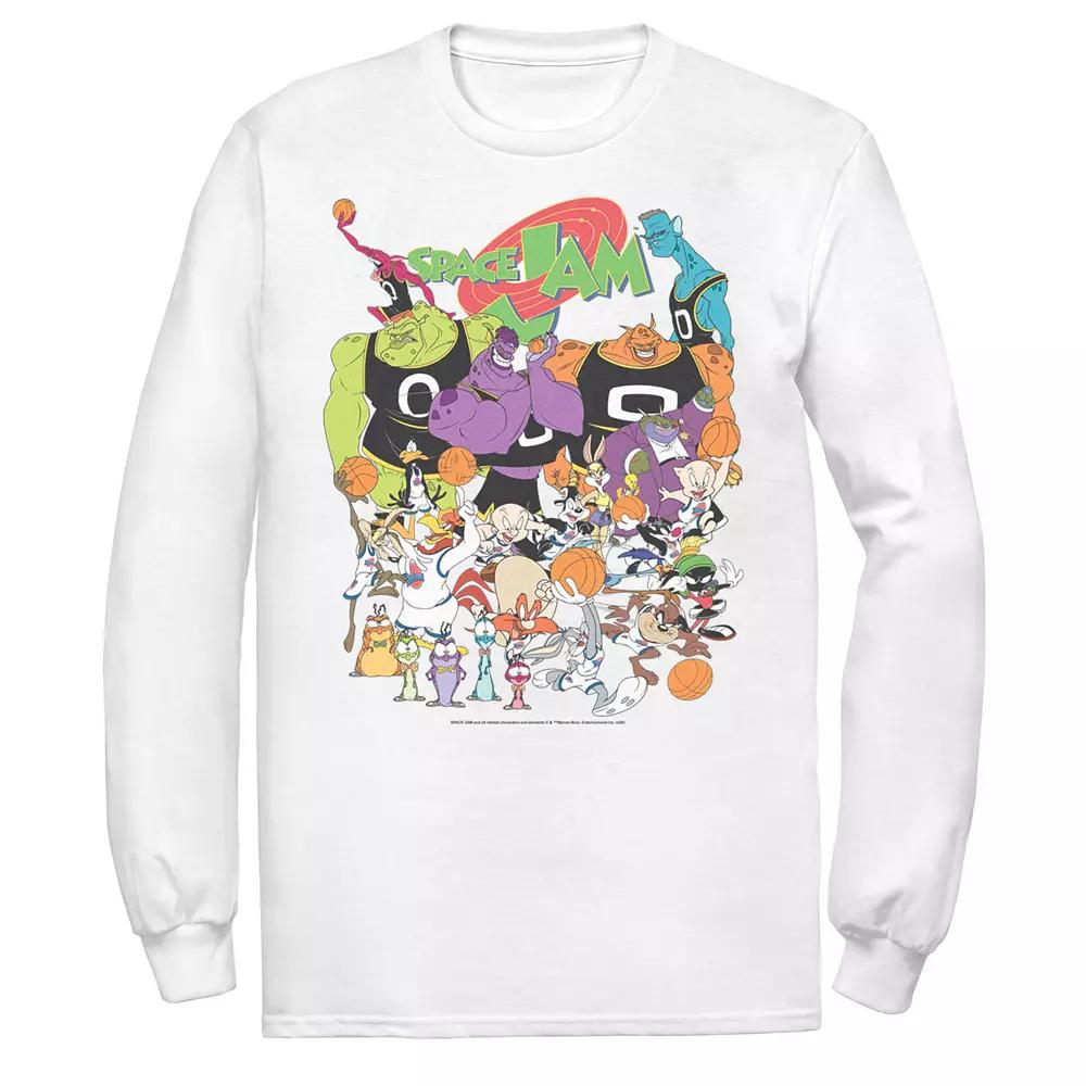 Men's Looney Tunes Space Jam Big Group Shot Tee,  Product Image