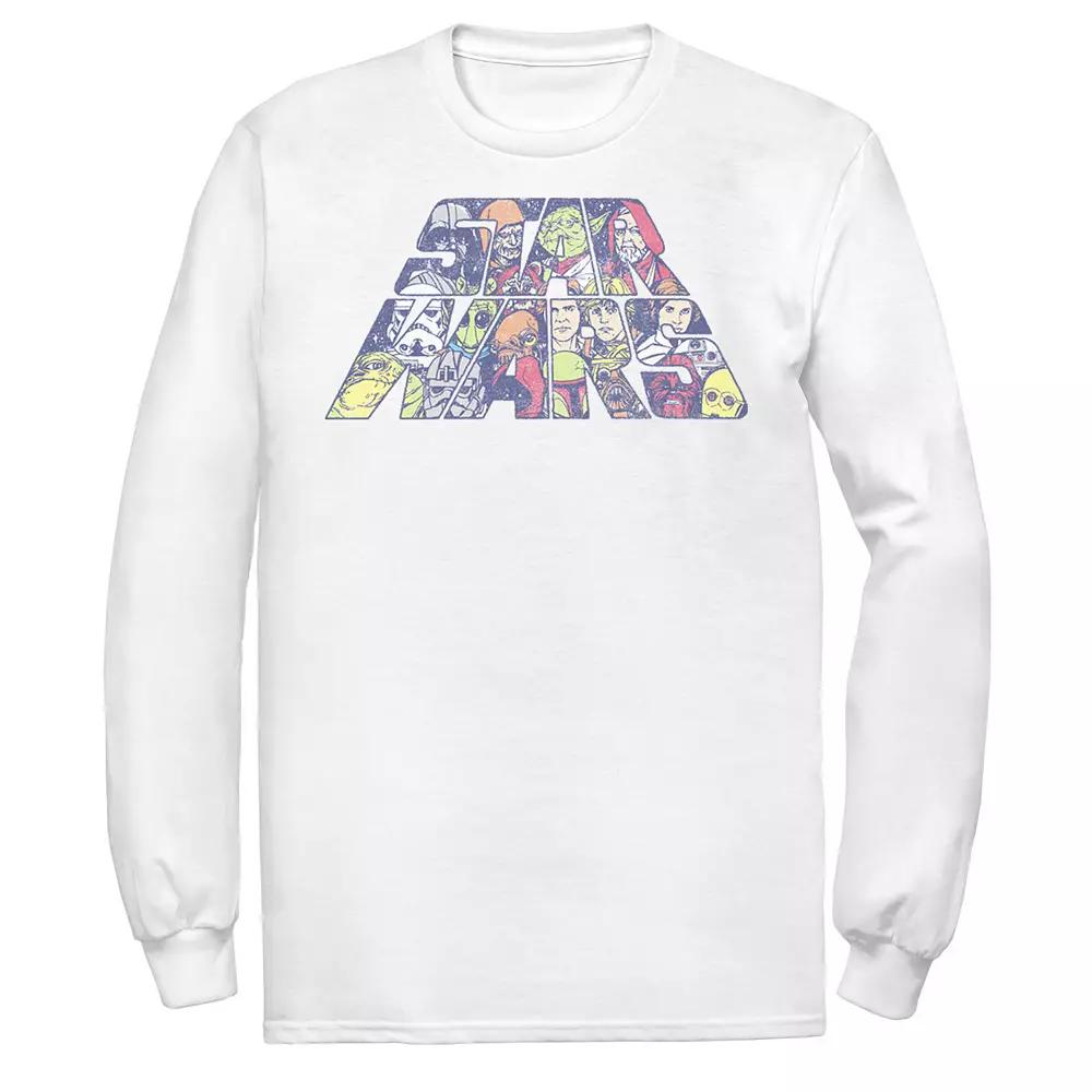 Men's Star Wars Logo Character Fill Tee,  Product Image