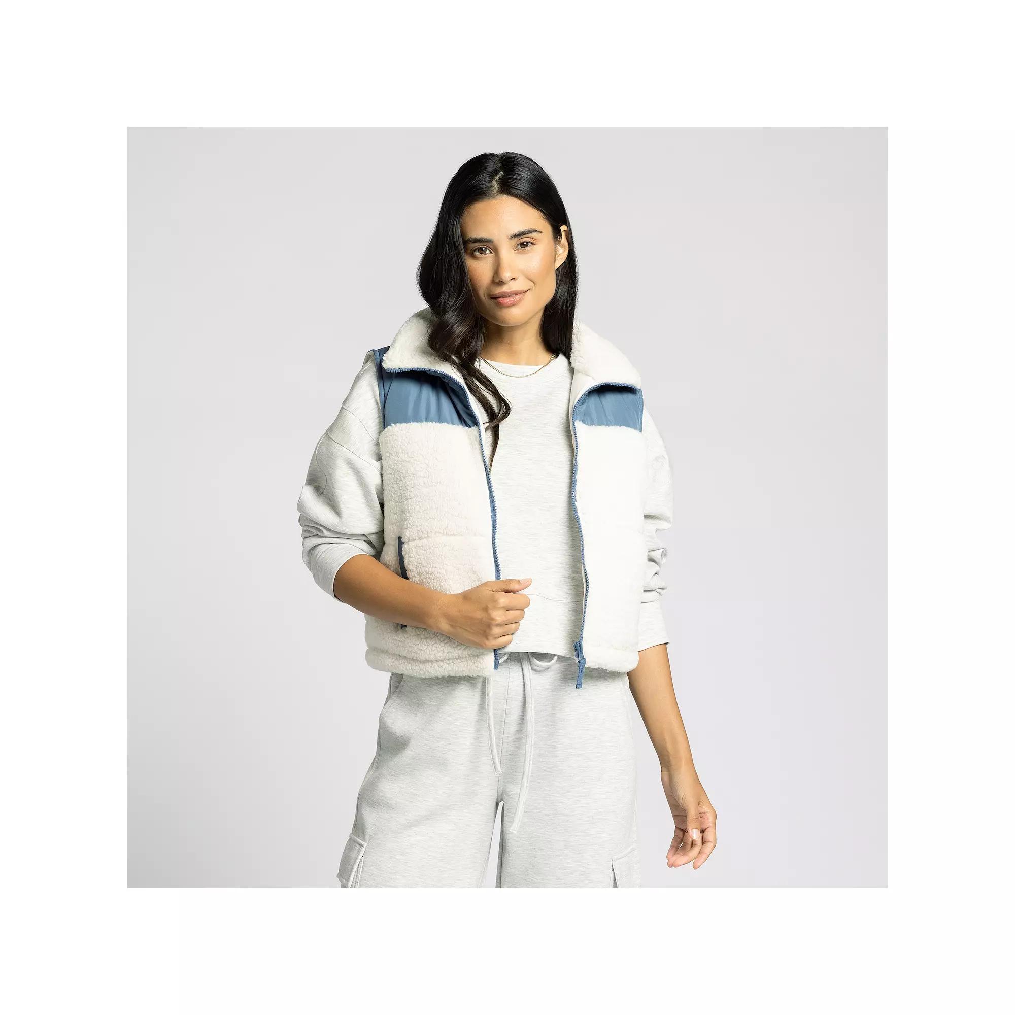 Women's Thread & Supply Sherpa Trim Vest,  Product Image