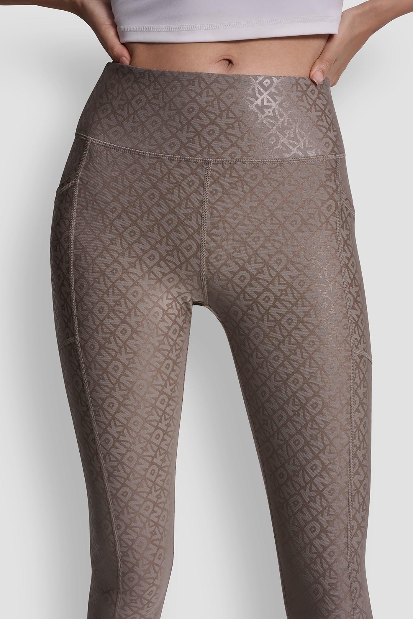 HIGH-RISE LOGO-JACQUARD 7/8-LENGTH ELEVATE LEGGING Product Image