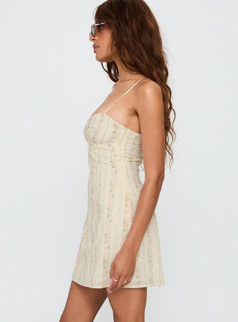 Peppie Mini Dress Multi Floral Product Image