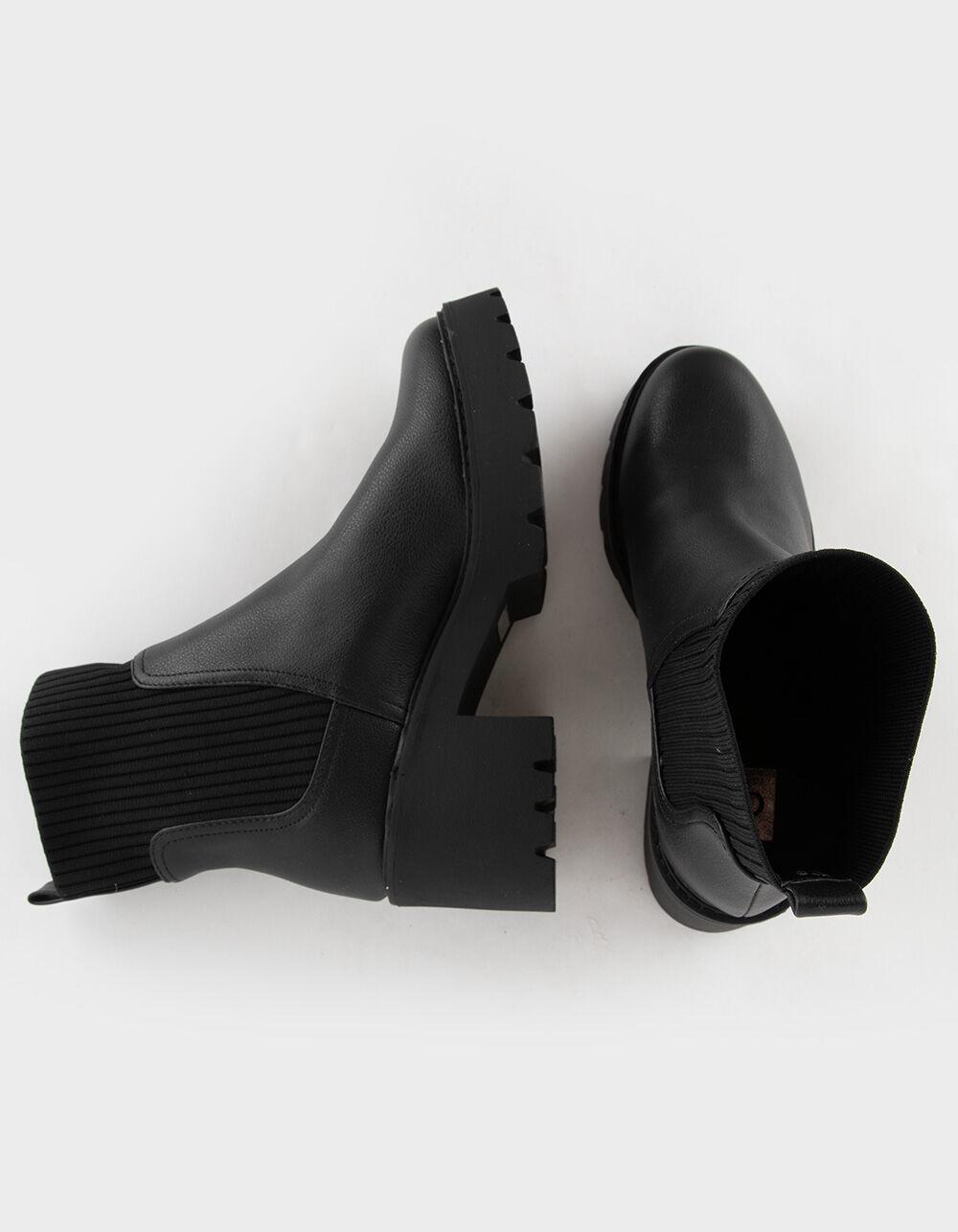 DOLCE VITA Tyler Sweater Knit Womens Boots - BLACK Product Image