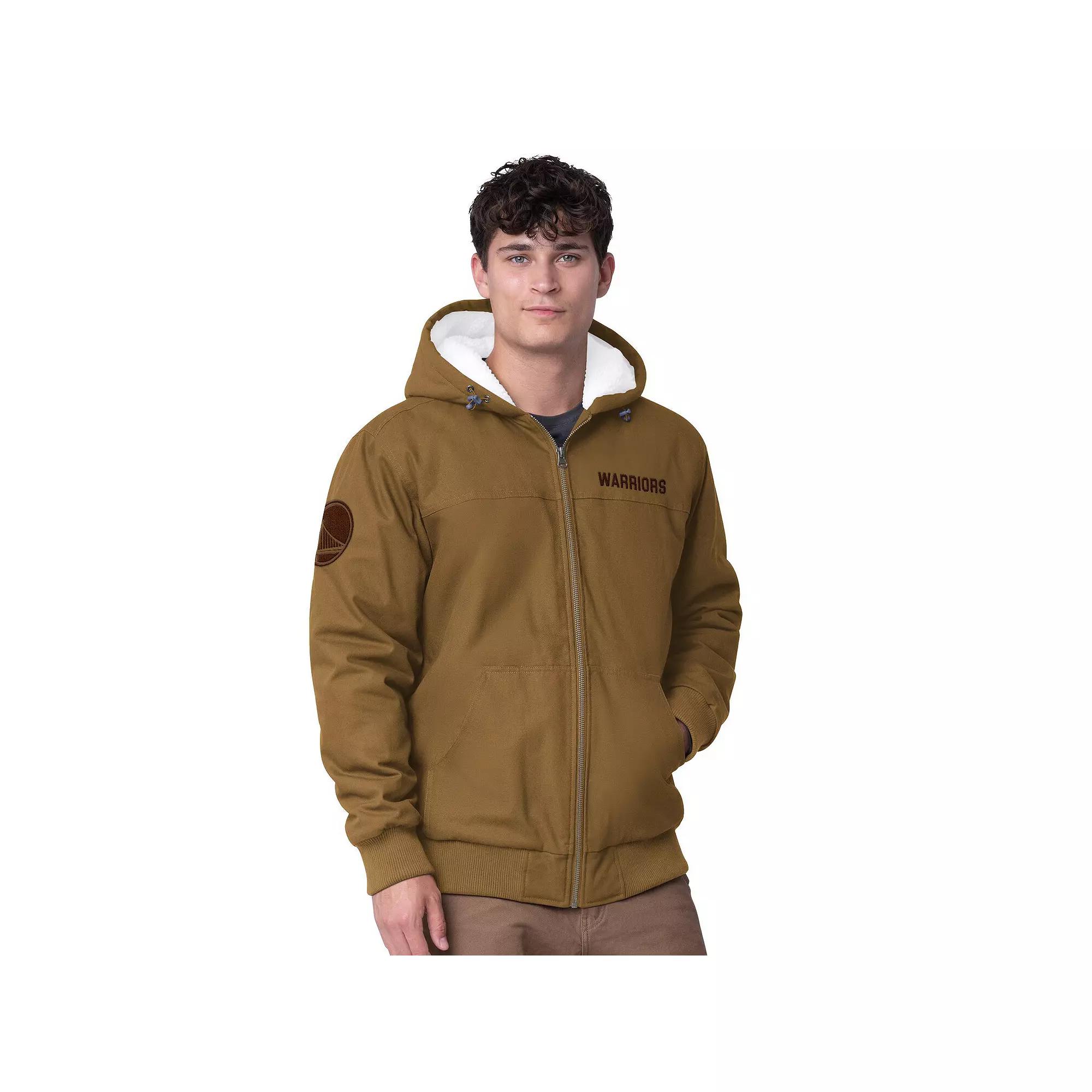 Men's G-III Sports by Carl Banks Tan Detroit Red Wings Build Up Full-Zip Hoodie Jacket,  Product Image