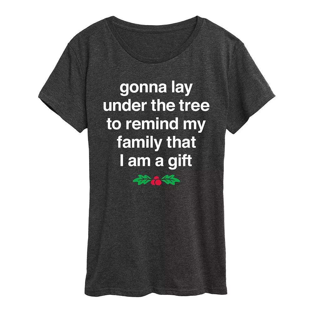 Women's Gonna Lay Under The Tree Graphic Tee, Girl's,  Product Image