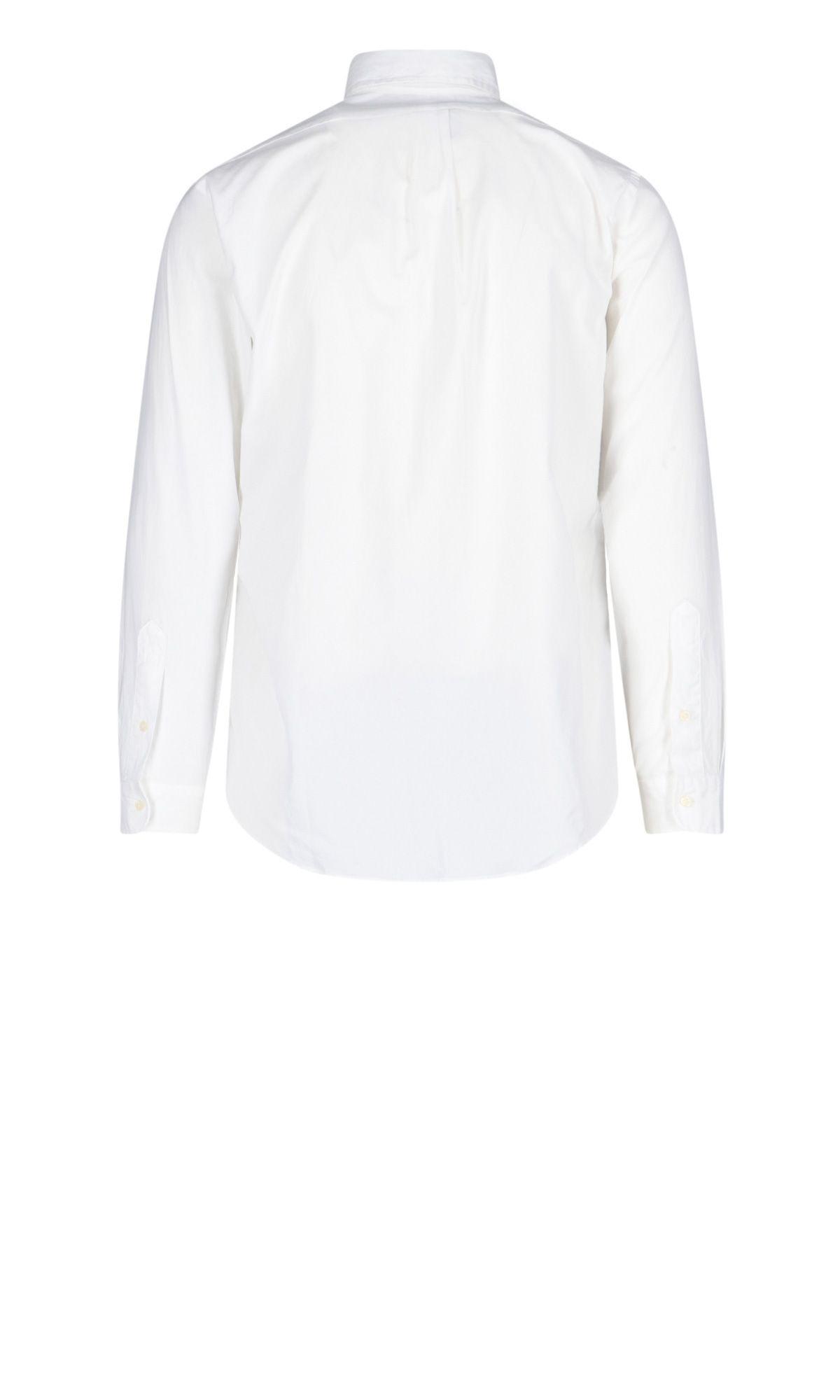 POLO RALPH LAUREN Long Sleeve Sport Shirt Clothing In White Product Image