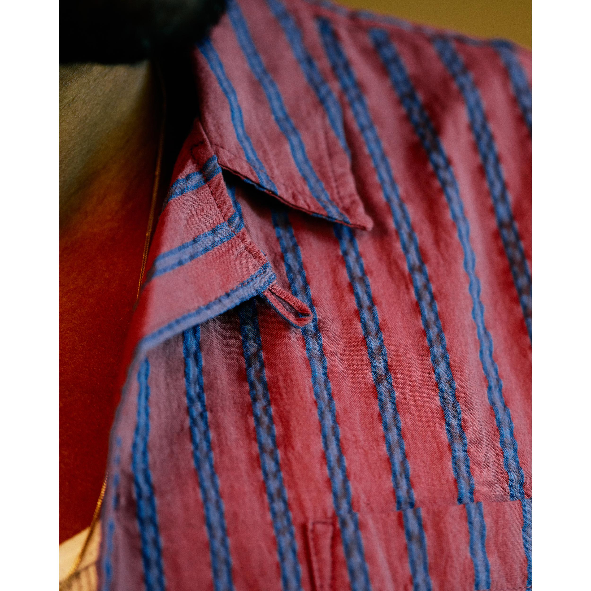 Seersucker Camp Collar Shirt Product Image