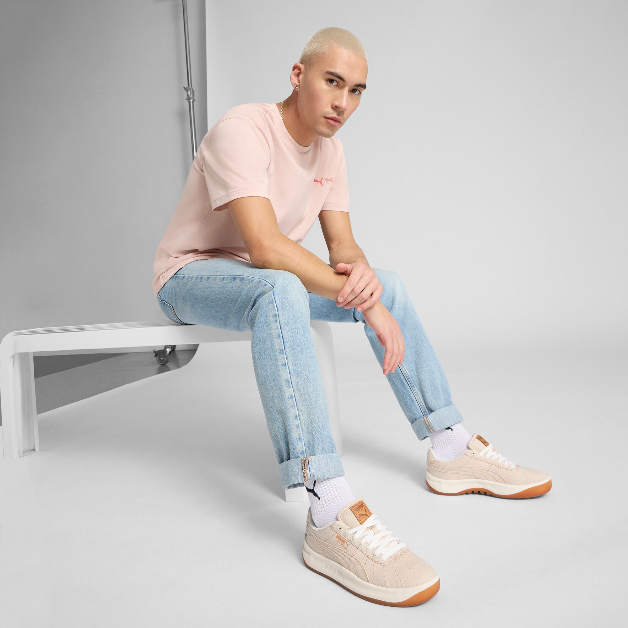 GV Special White Denim Men's Sneakers Product Image