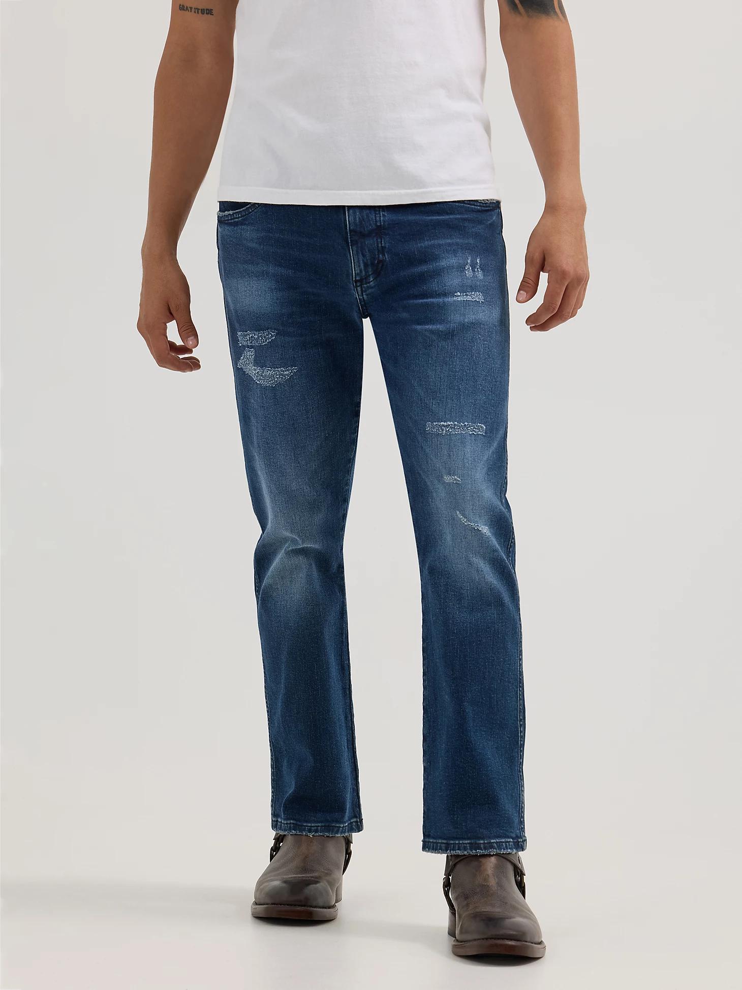 Men's Destructed Bootcut Jean | Men's JEANS | Wrangler® Product Image