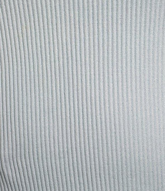 Moa Moa Seamless Ribbed Round Neck Long Sleeve Top Product Image