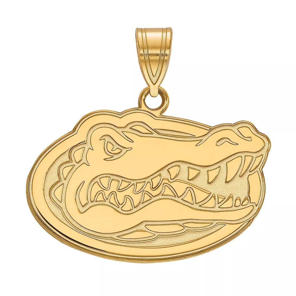LogoArt 14K Gold Plated Florida Gators Medium Pendant, Women's, Size: 23 mm Product Image