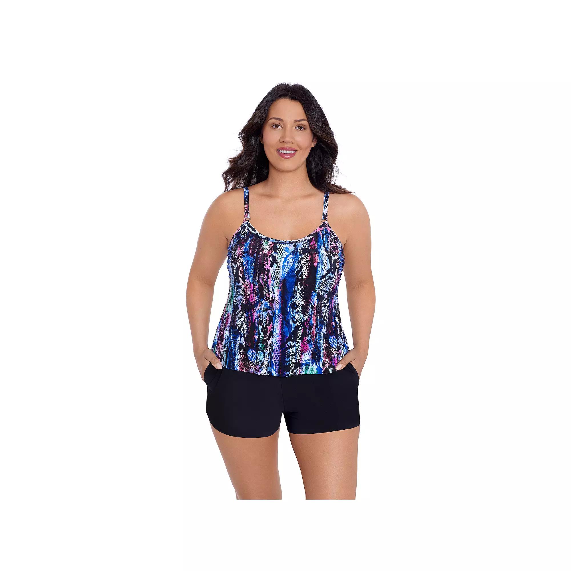 Women's Trimshaper Farrah Romper Swimsuit,  Product Image