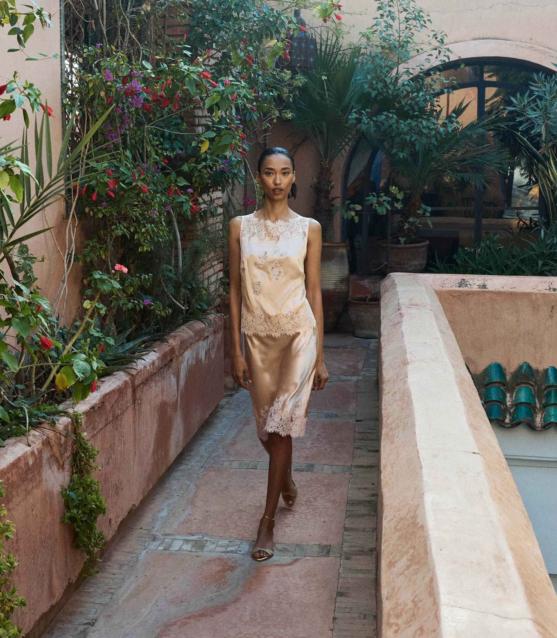 VIVIANE TOP -- PEACH SORBET Product Image