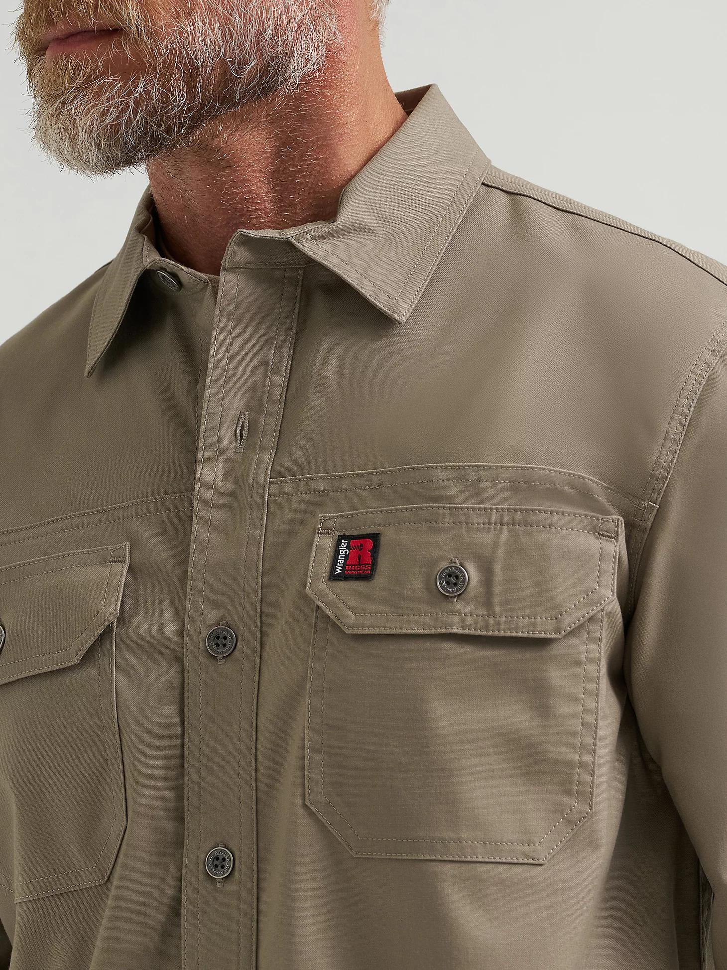 Wrangler® RIGGS Workwear® Ground Cloth Work Shirt | Men's WORKWEAR | Wrangler® Product Image