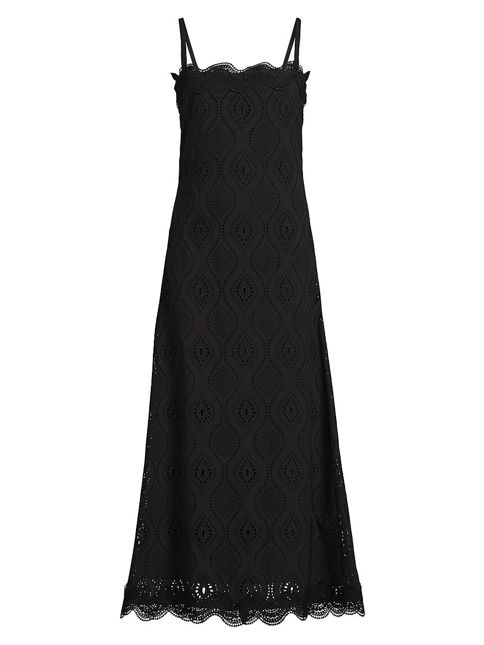 Womens Time Thalia Cotton Sleeveless Midi-Dress Product Image