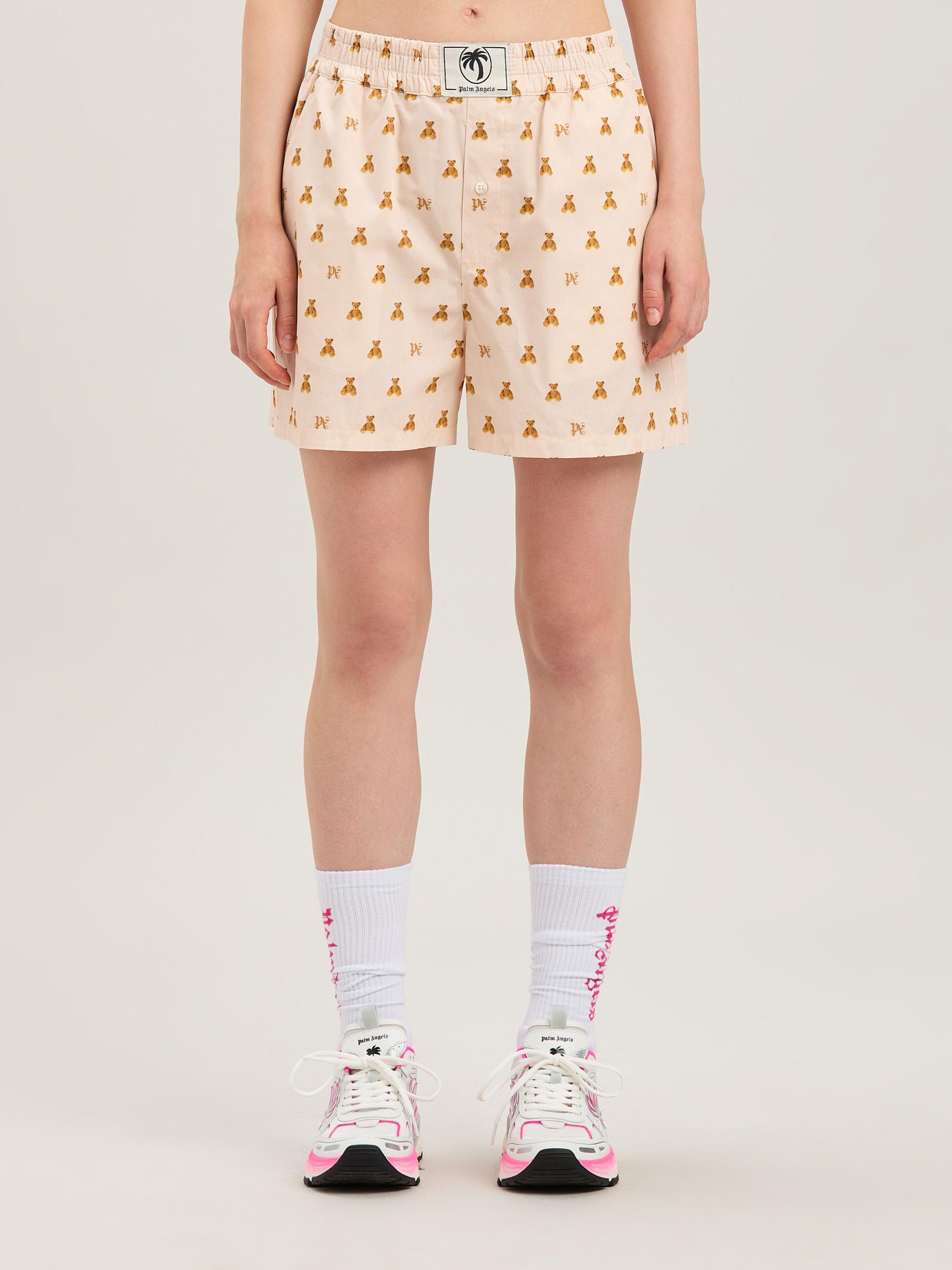 MINI BEAR MONOGRAM SHORTS SOFT PINK - BR Product Image