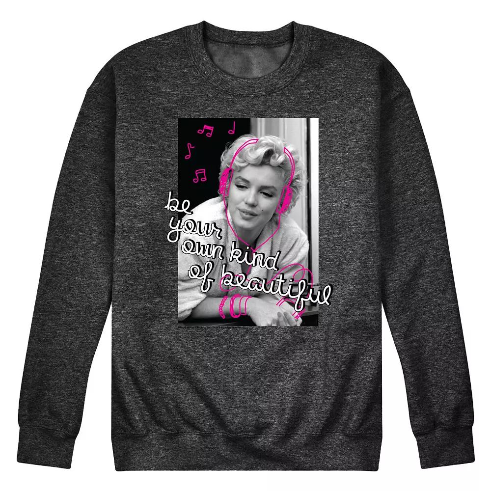 Men's Marilyn Monroe Headphones Sweatshirt,  Product Image
