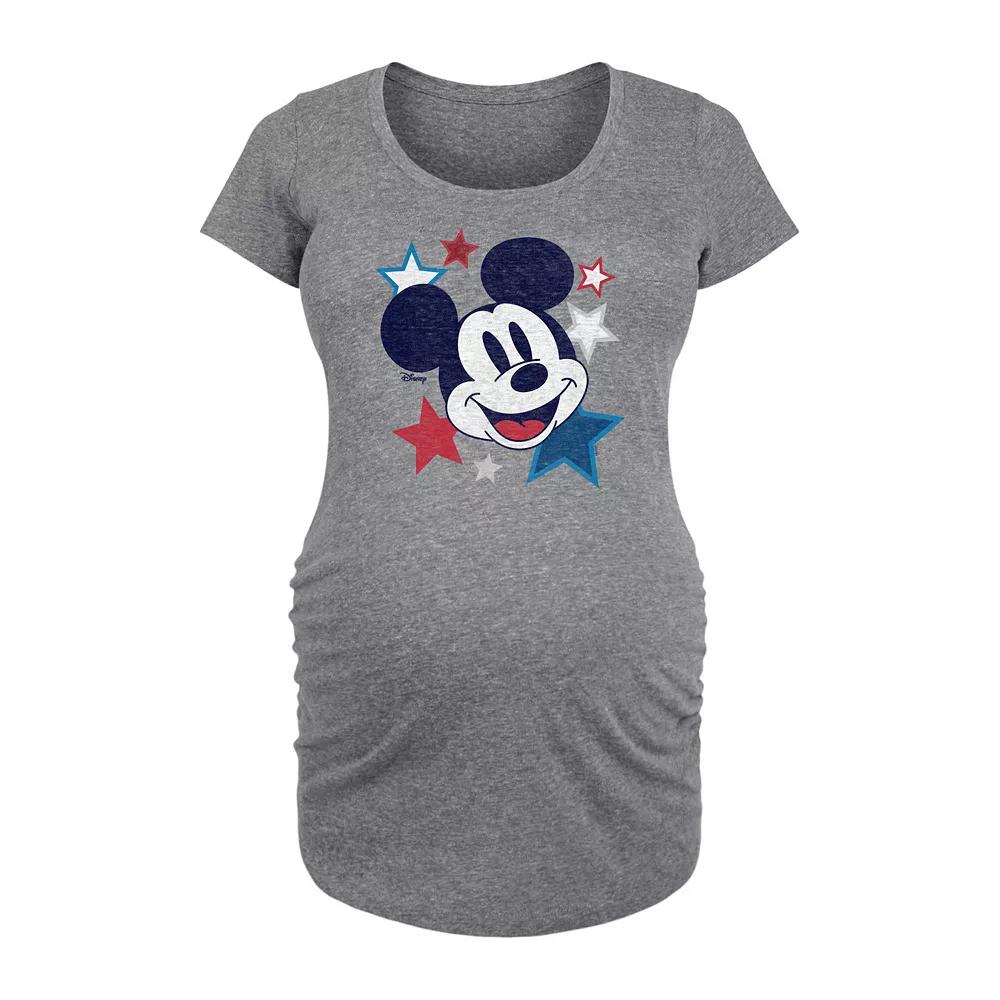 Disney's Mickey Mouse Maternity Stars USA Graphic Tee, Women's,  Product Image