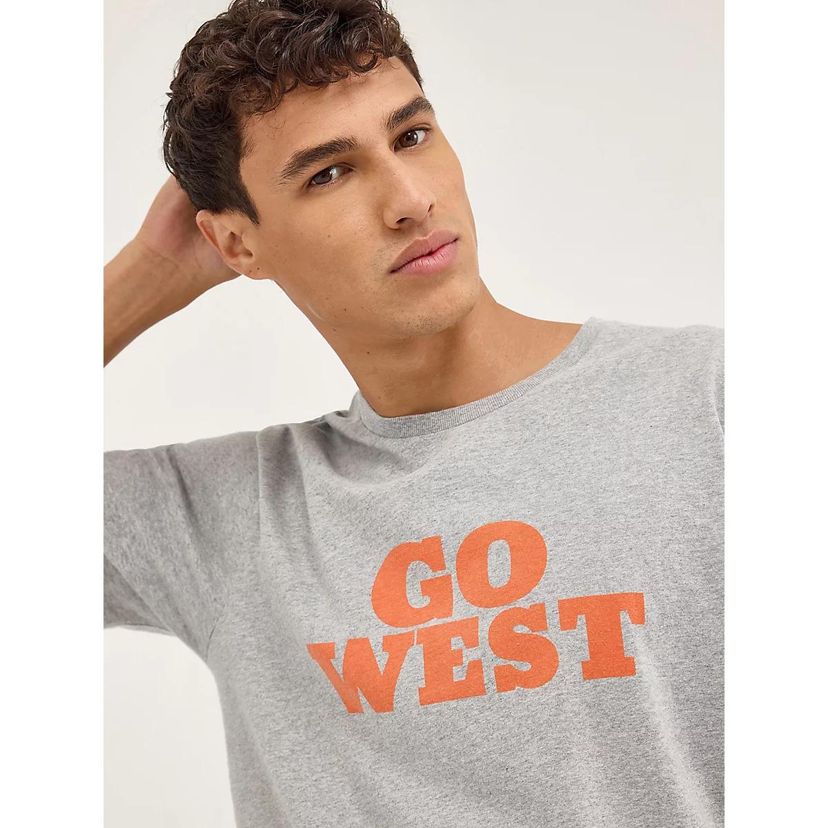 Men's Go West Graphic T-Shirt in Mid Mel Product Image