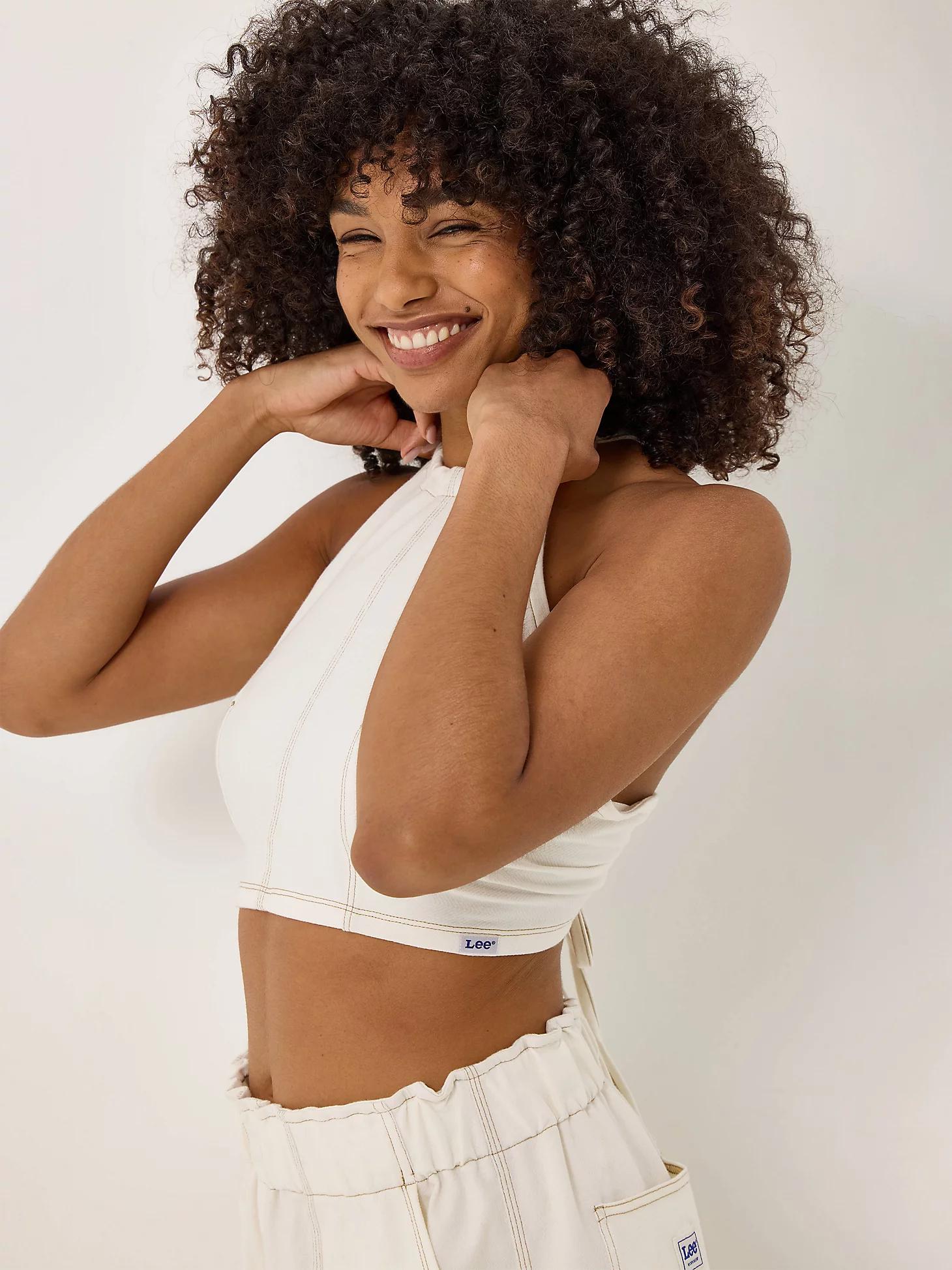 Women's Backless Tie Halter Tank | Women's Tops & Tees | Lee® Product Image