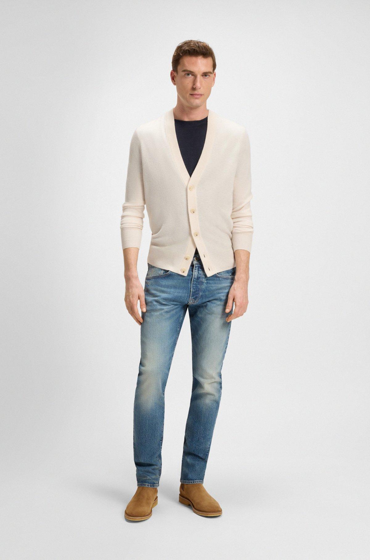 BOSS - BECKHAM x BOSS Chelsea boots in suede - Beige Product Image