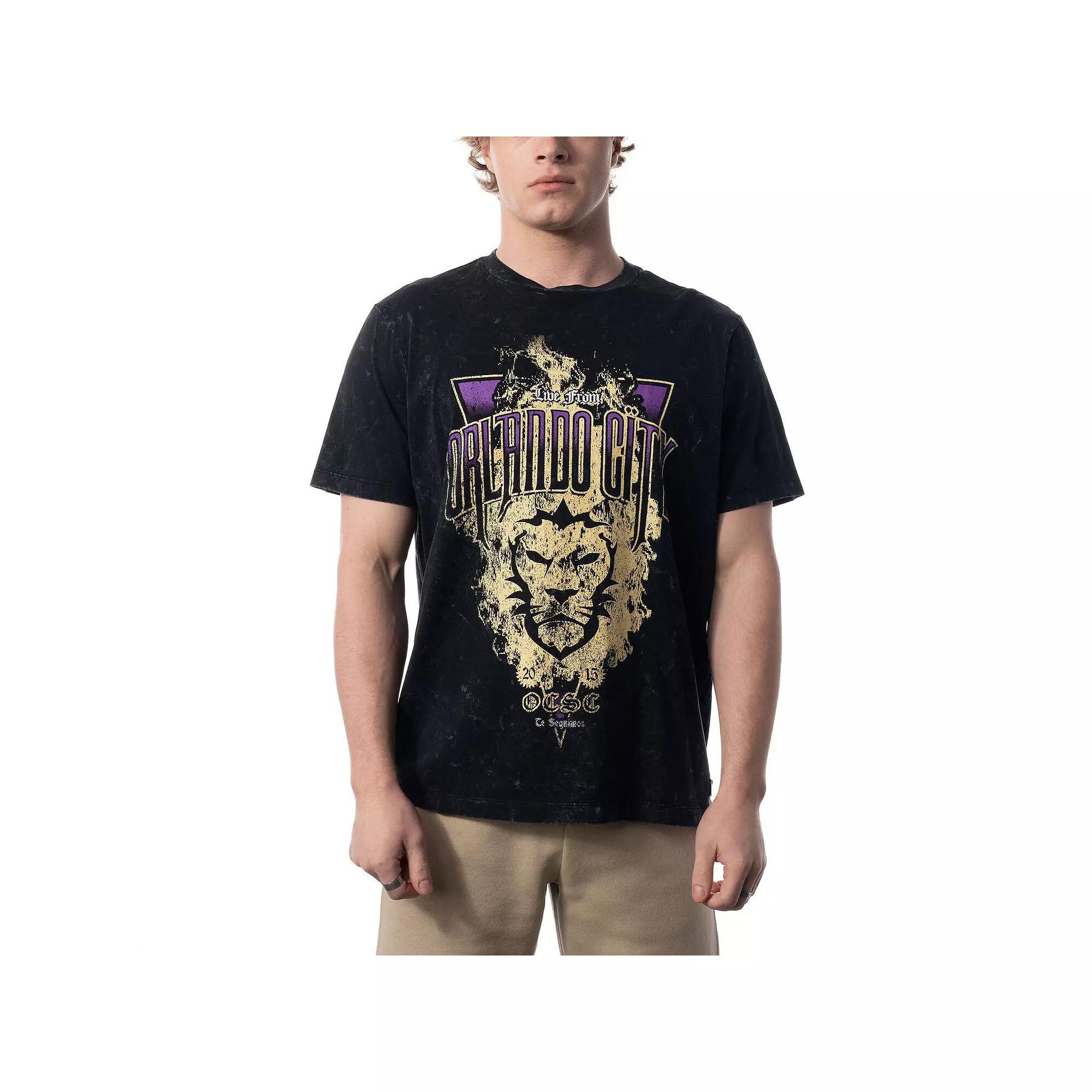 Men's The Wild Collective Black Orlando City SC Concert T-Shirt,  Product Image