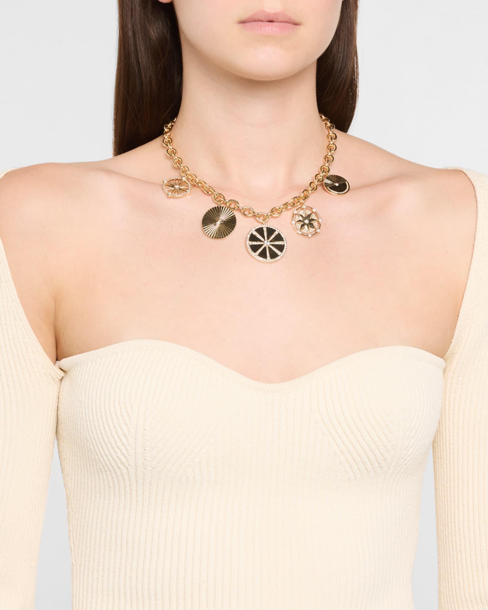 Galia Statement Charm Necklace Product Image