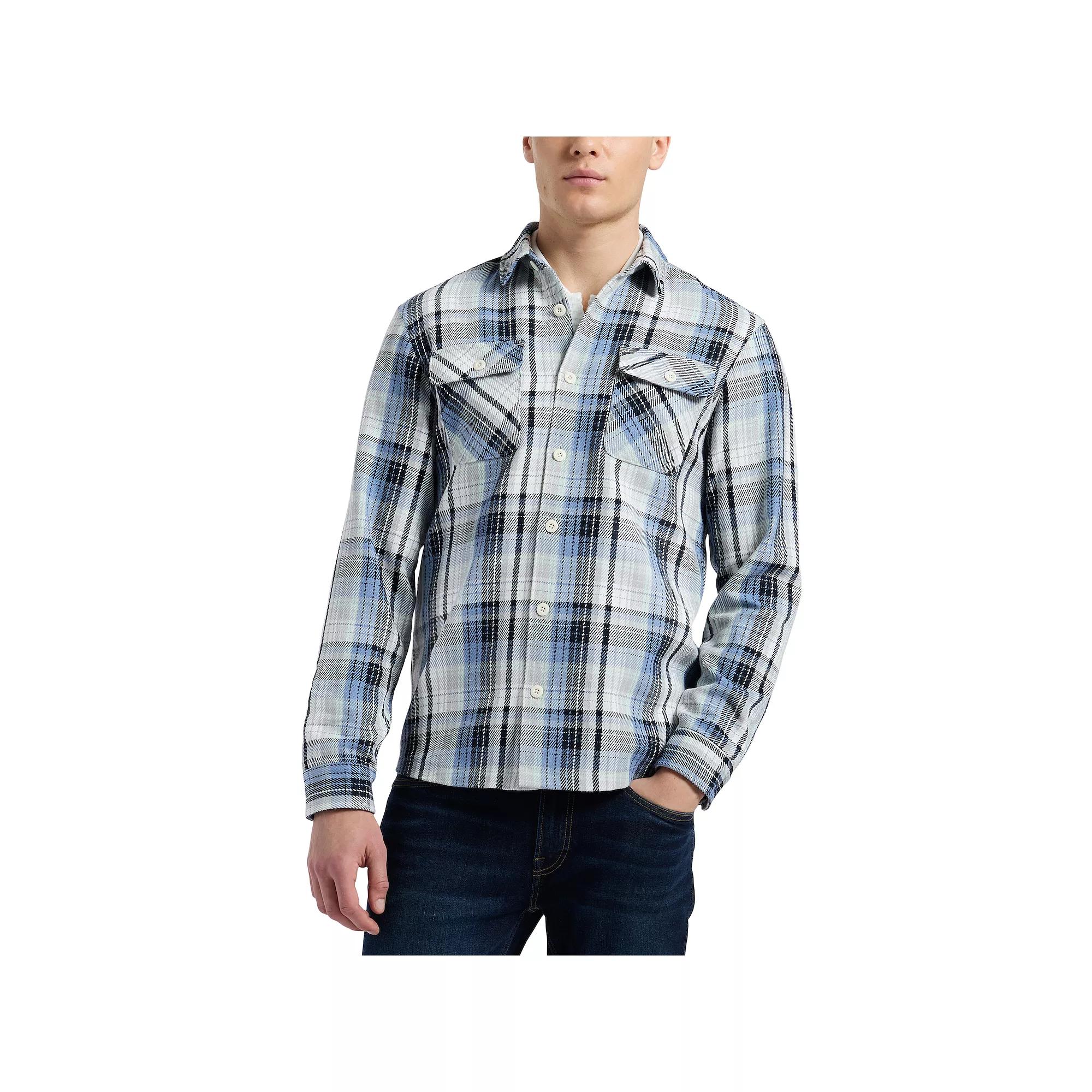 Men's Buffalo Jeans Plaid Shacket, Size: Small, Mirage Product Image