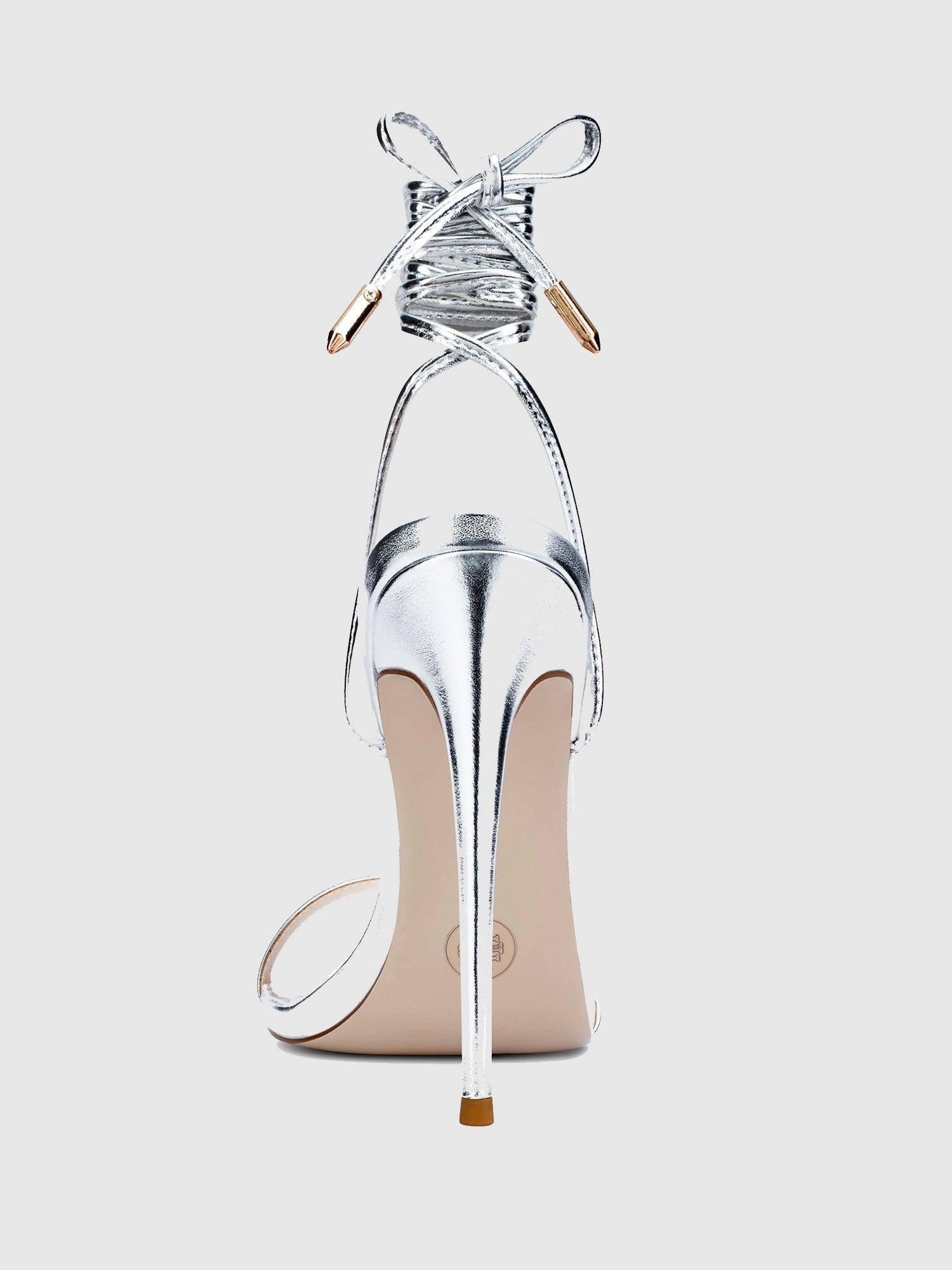 The London Lace-Up Silver Product Image