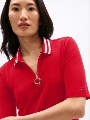 Zip Polo Midi Dress Product Image