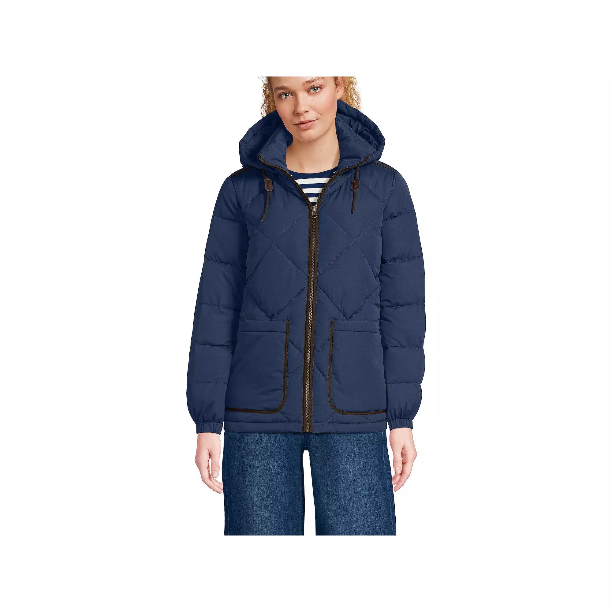 Women's Lands' End FeatherFree Insulated Diamond Quilted Jacket,  Product Image