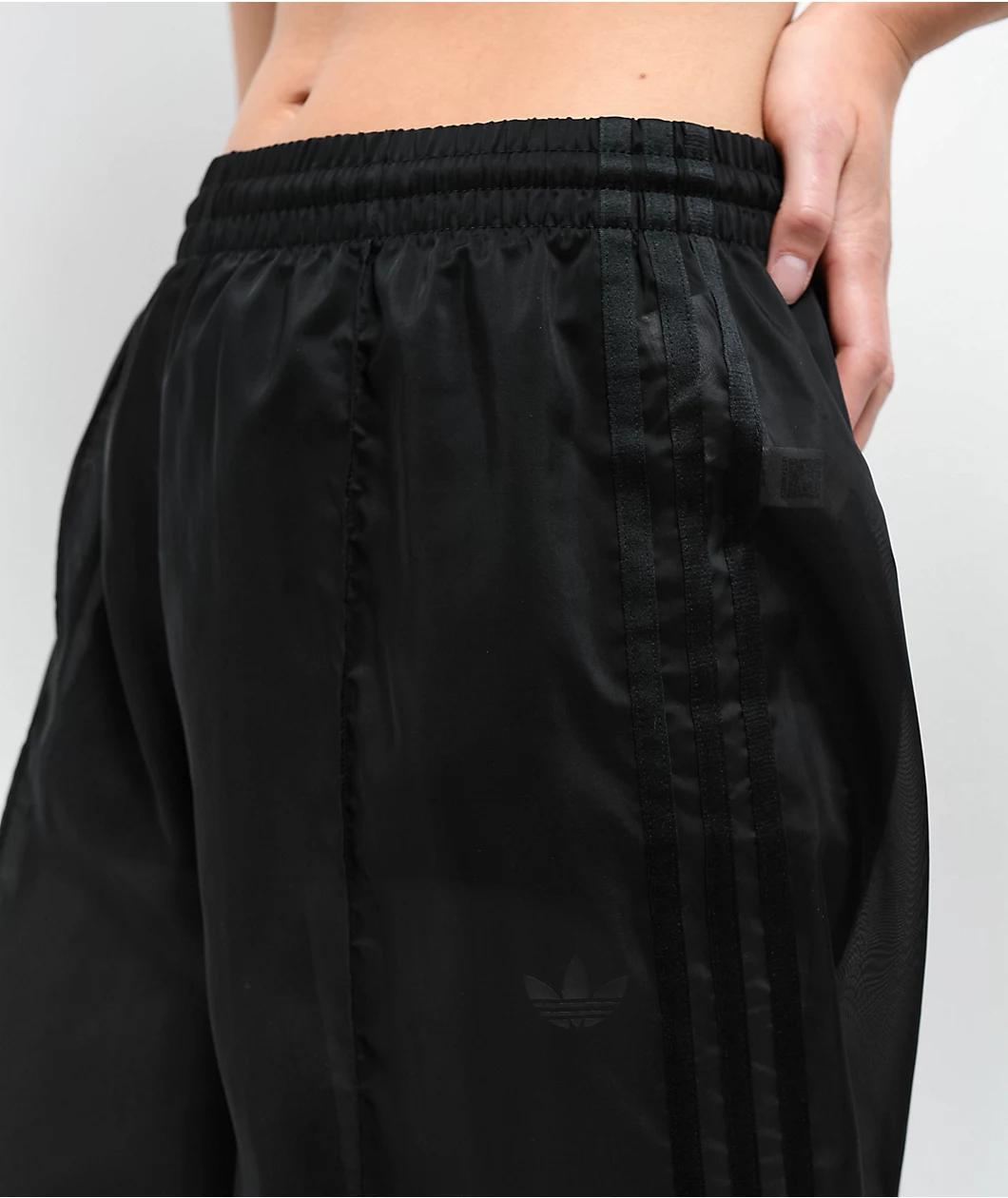 adidas adicolor Sheer Black Track Pants Product Image