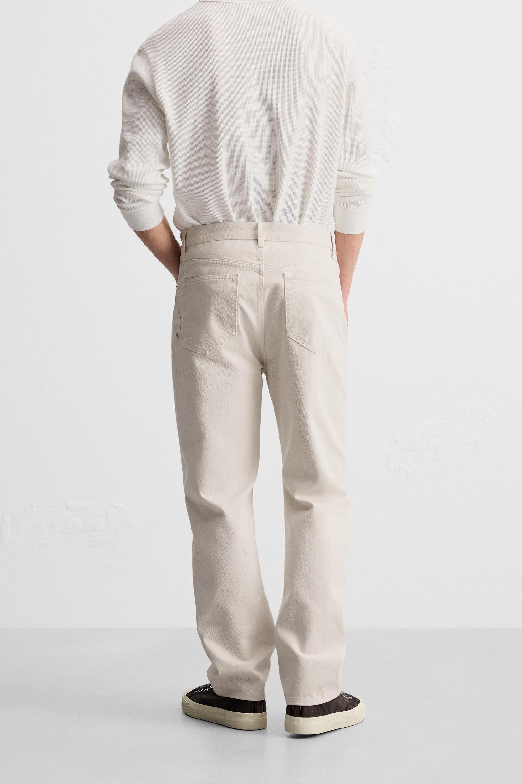 PAINT SPLATTER STRAIGHT FIT JEANS Product Image