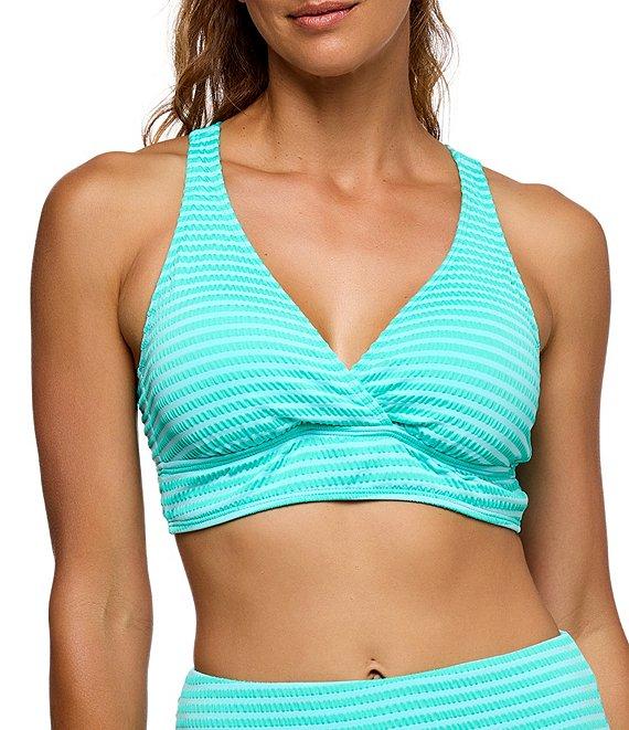 Next by Athena Coronado Stripe Harmony Rib Texture High Waist Swim Bottom Product Image