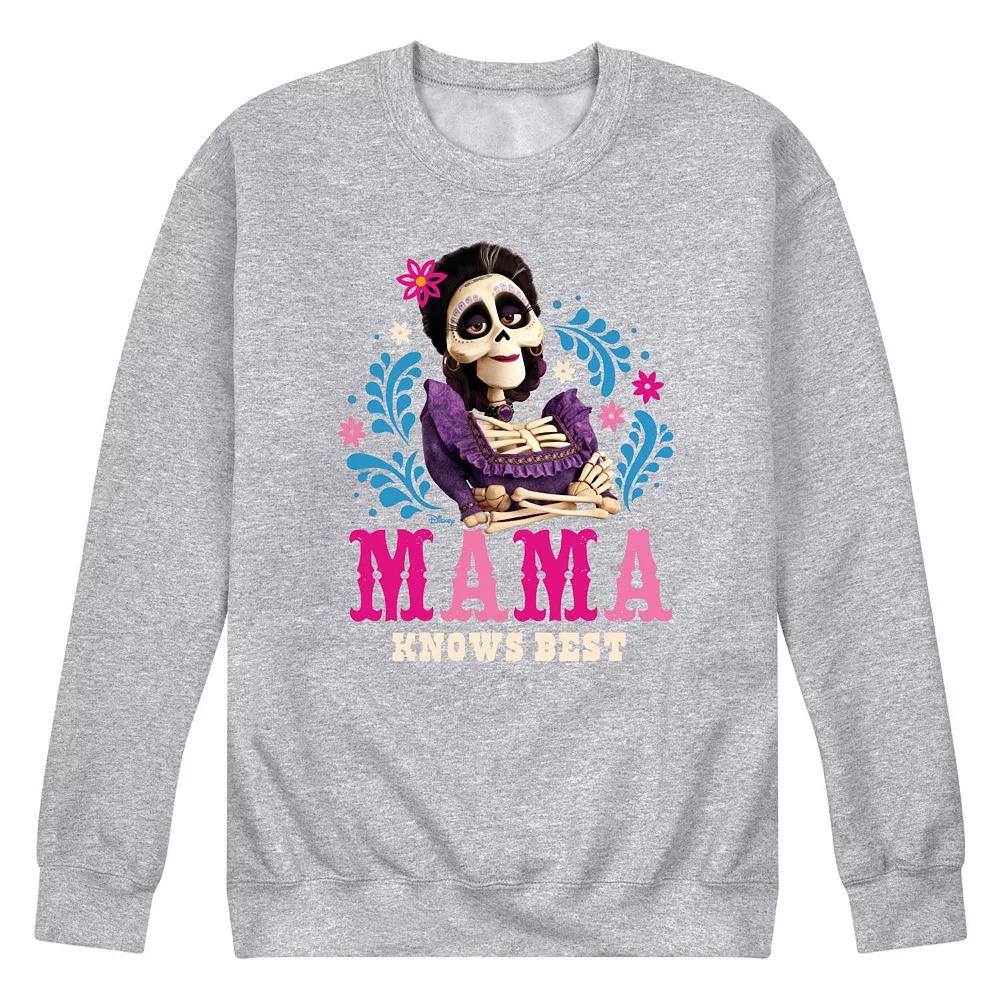 Disney / Pixar's Coco Imelda Men's Mama Knows Best Fleece Sweatshirt,  Product Image