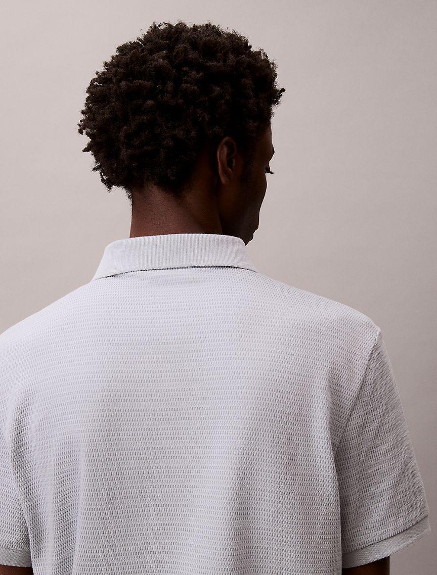 Waffle Knit Classic Polo Shirt  Product Image