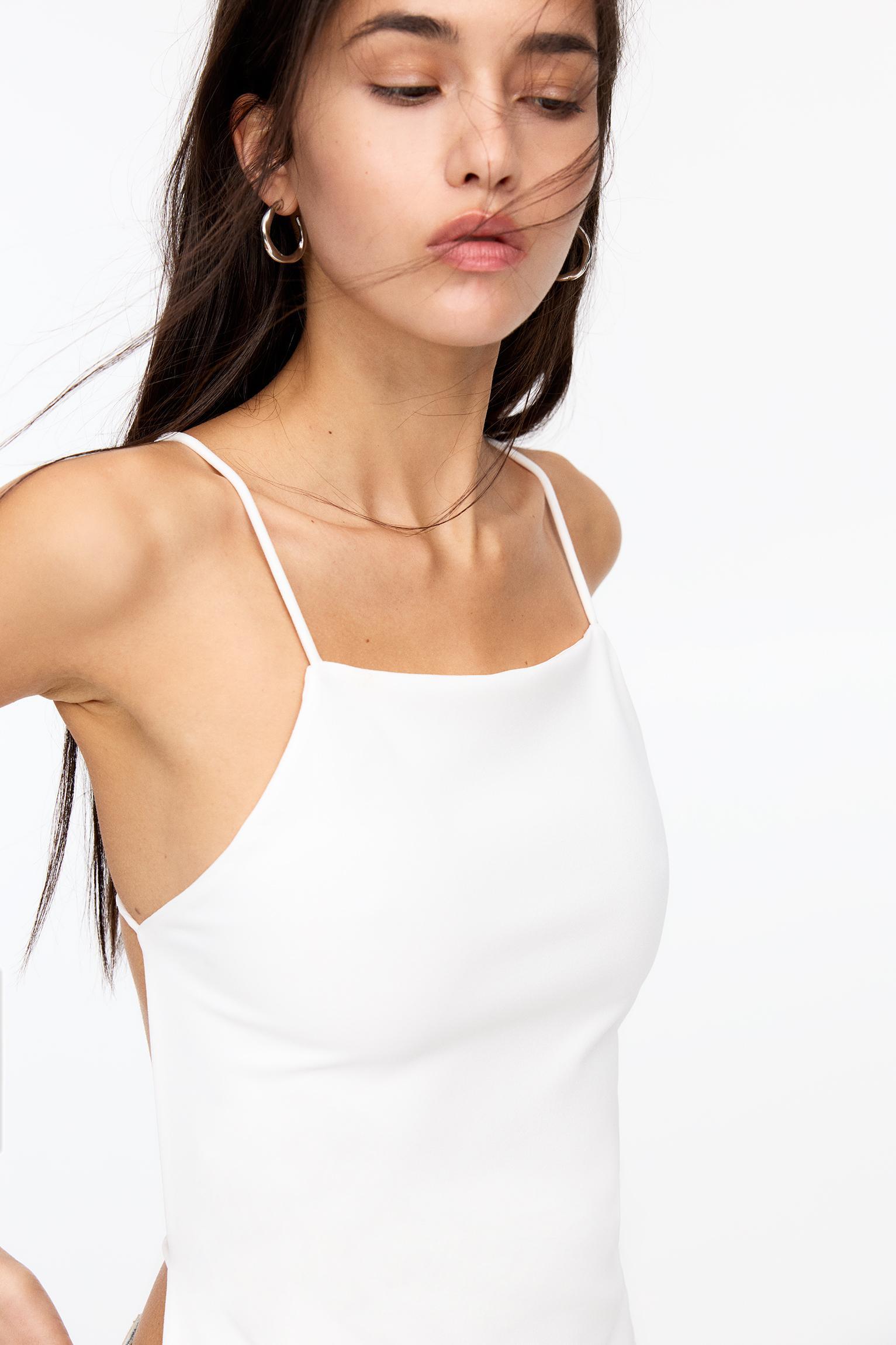 Straight top with thin straps Product Image