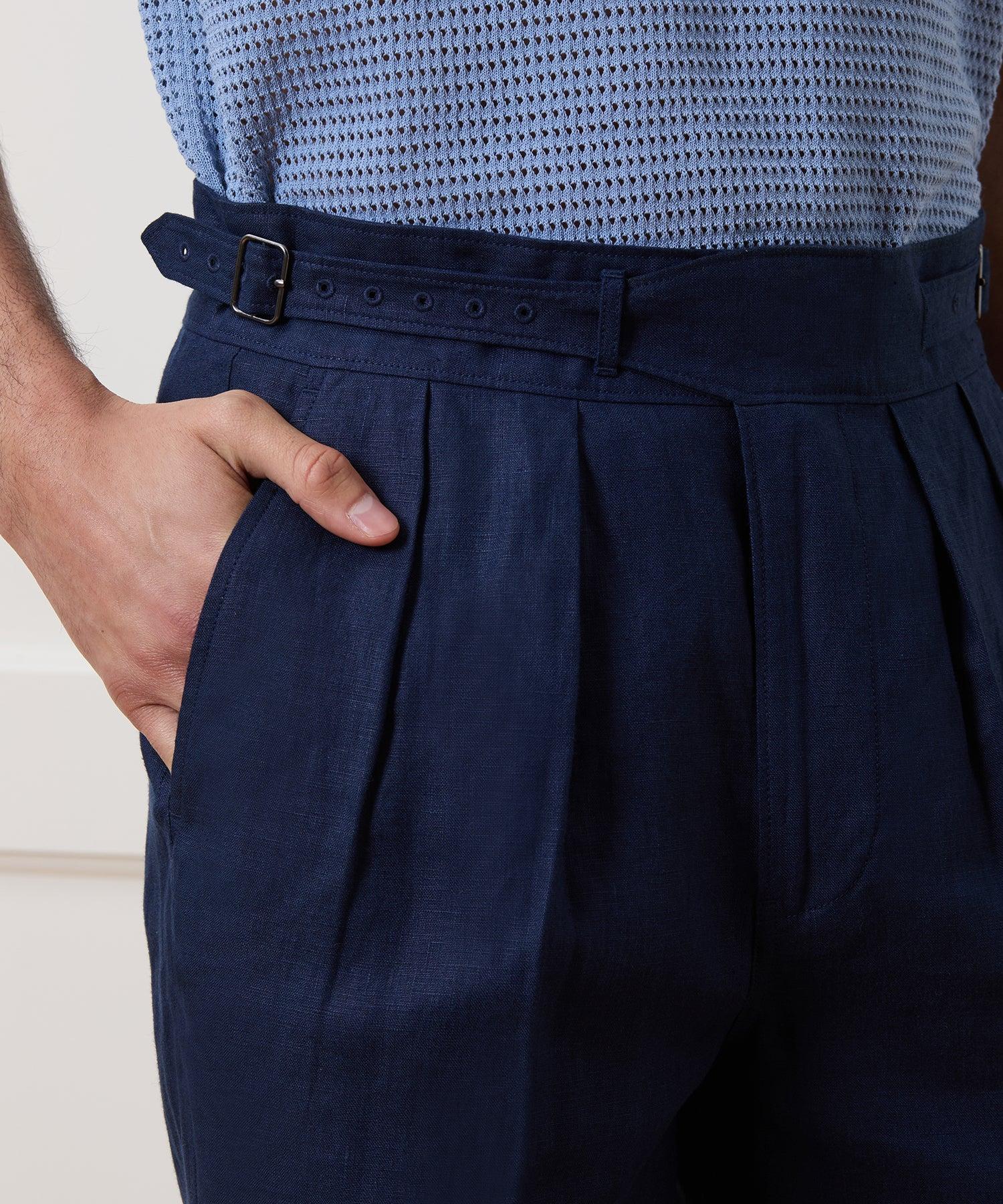 Irish Linen Gurkha Trouser Product Image